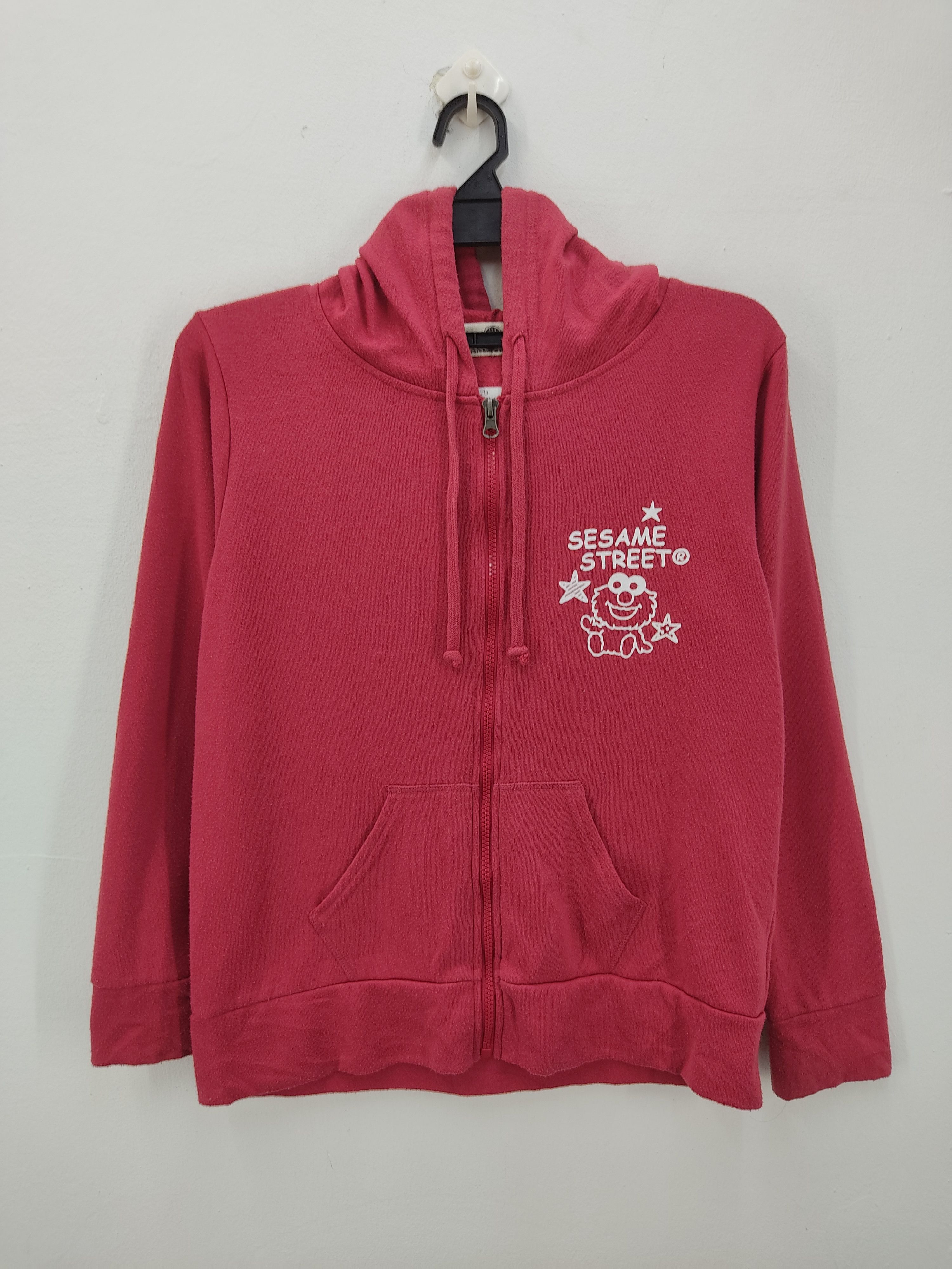 Anime × Vintage Vintage Y2K Sesame Street Hoodie Zipper Size M / US 6-8 / IT 42-44 - 1 Thumbnail