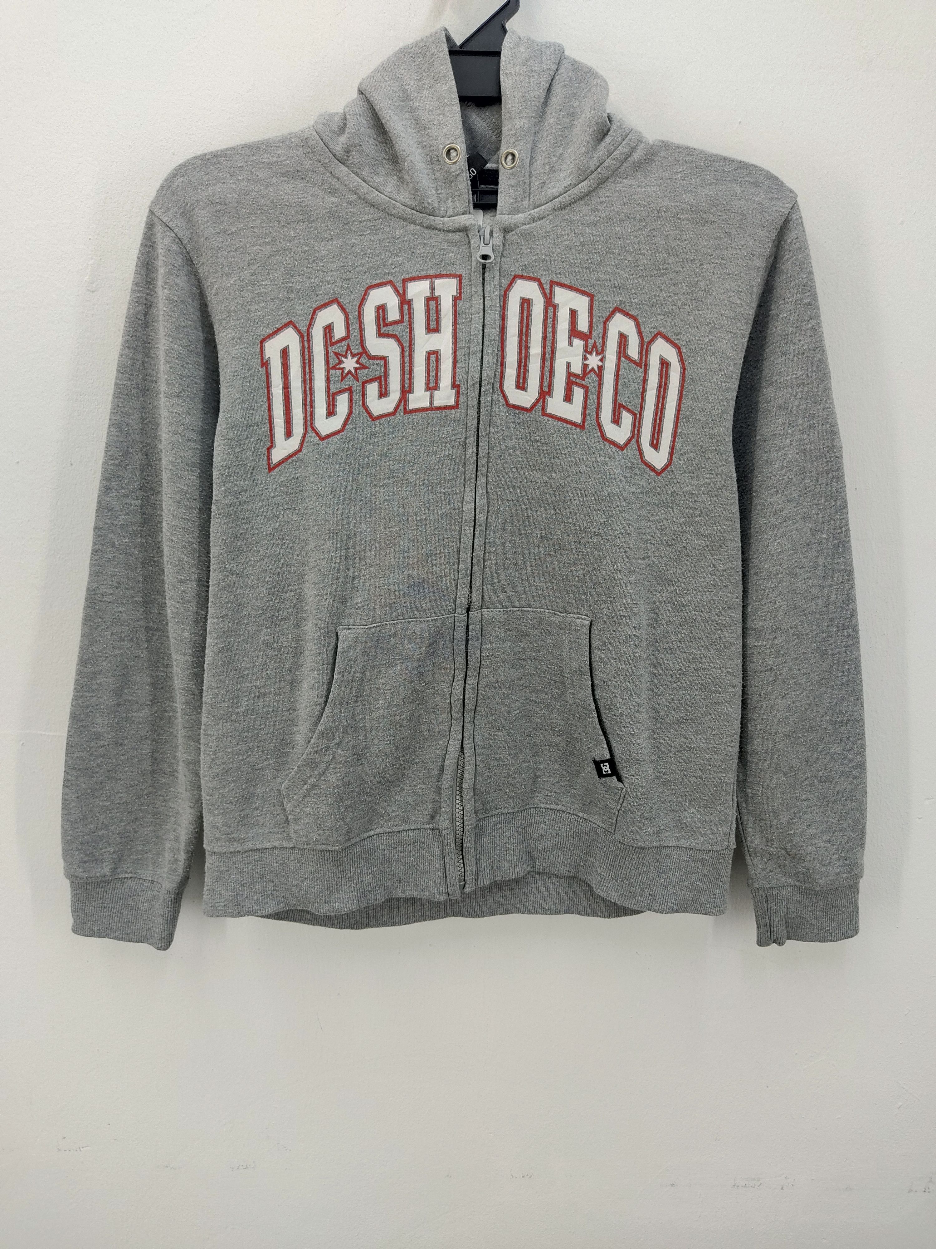 DC × Vintage Vintage Y2K DC Shoe Big Logo Hoodie Size US S / EU 44-46 / 1 - 1 Thumbnail
