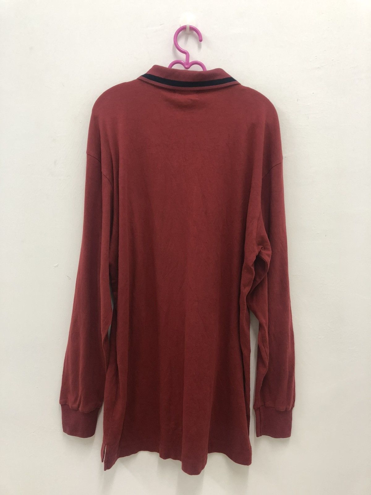 Lanvin Rare 90s Vintage LANVIN Sports Paris Long Sleeve Polo Shirt Size US M / EU 48-50 / 2 - 6 Thumbnail