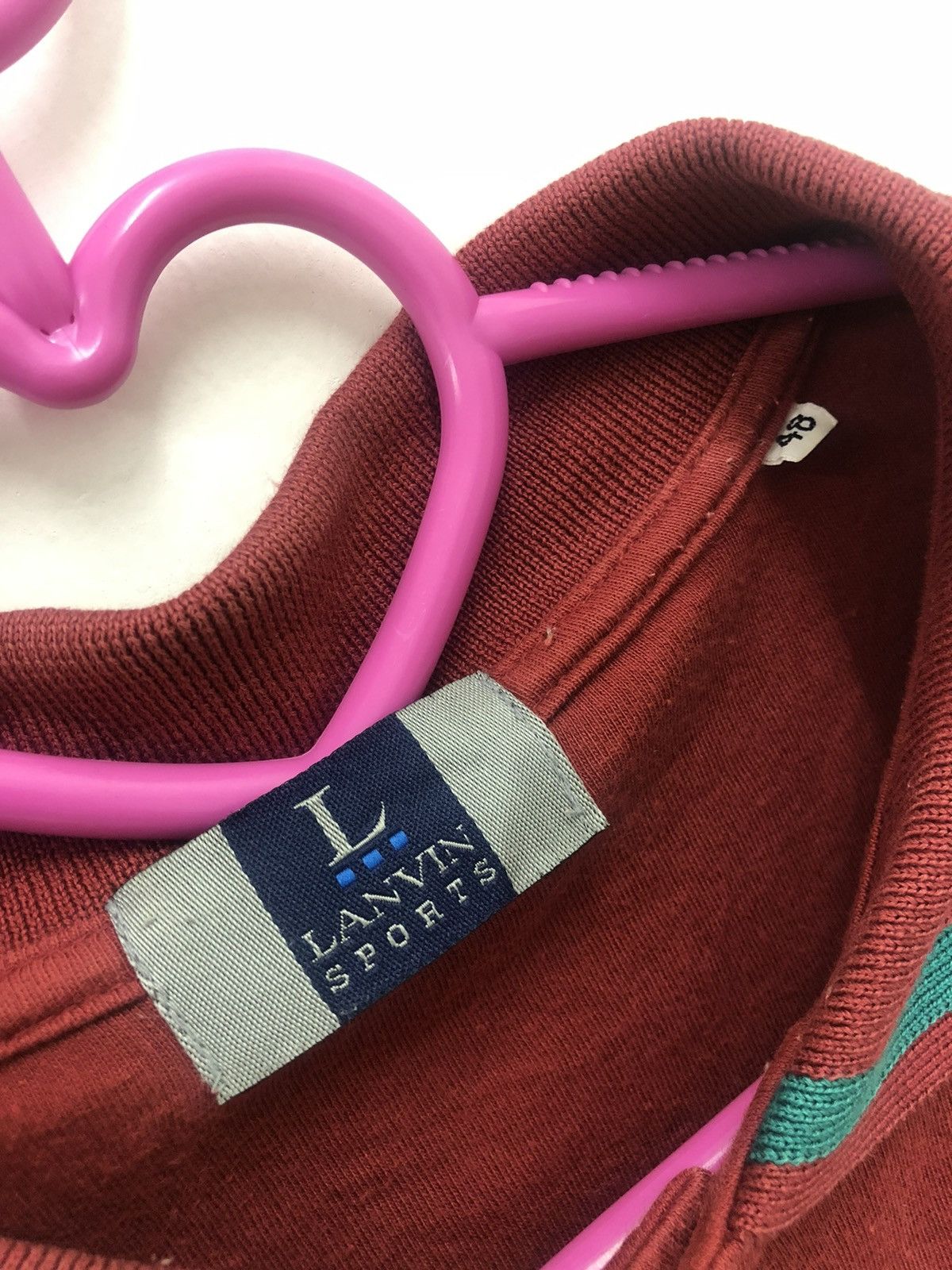 Lanvin Rare 90s Vintage LANVIN Sports Paris Long Sleeve Polo Shirt Size US M / EU 48-50 / 2 - 4 Thumbnail