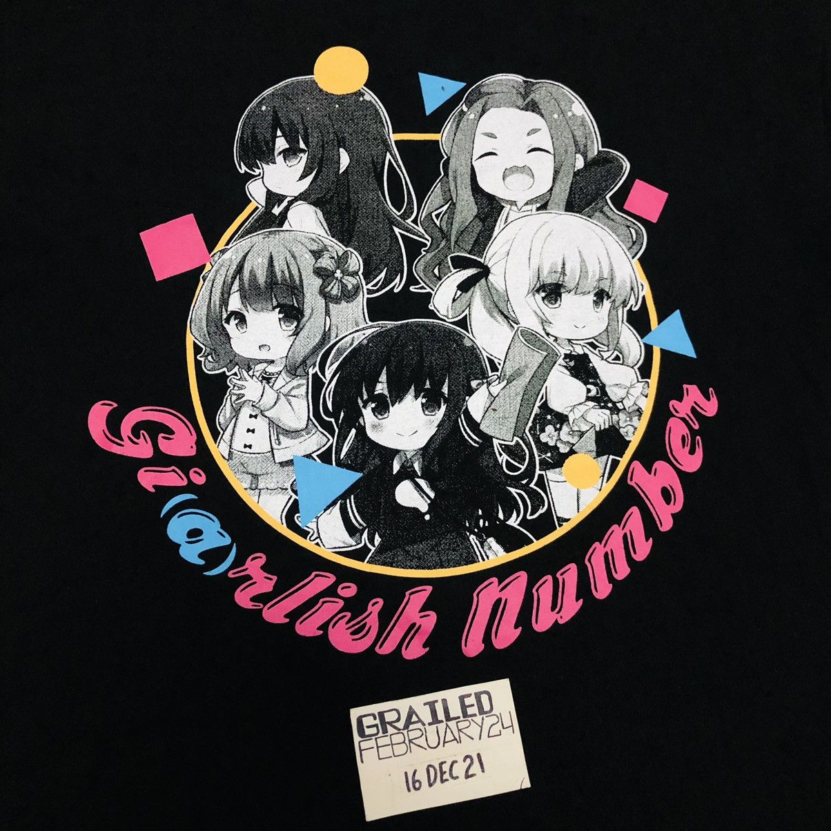 Anime × Cartoon Network × Japanese Brand Anime Girlish Number Waifu Tee Size US L / EU 52-54 / 3 - 4 Thumbnail