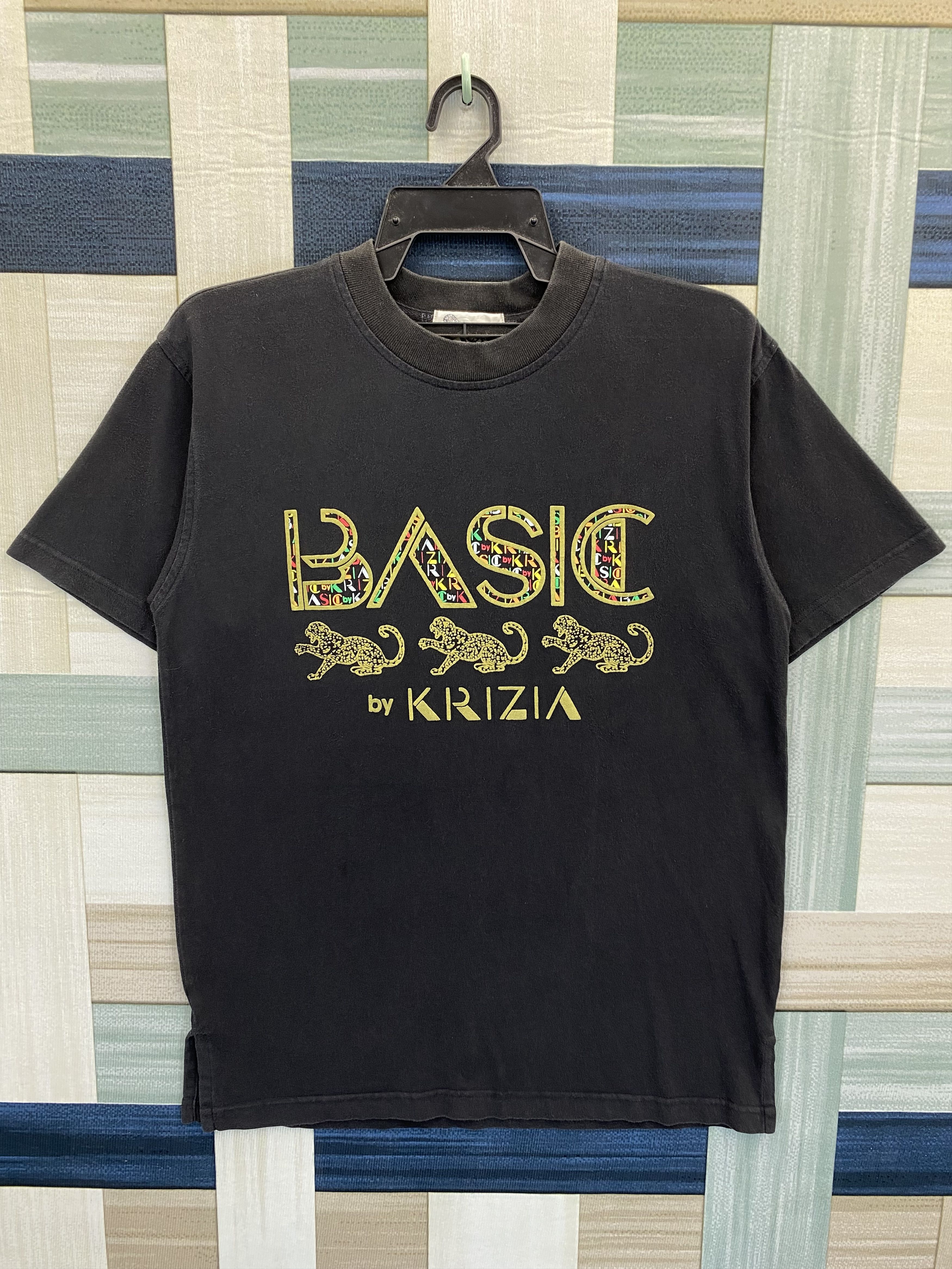 Designer × Krizia Uomo × Vintage Vintage Basic by Krizia Uomo T-Shirt Size US M / EU 48-50 / 2 - 1 Thumbnail