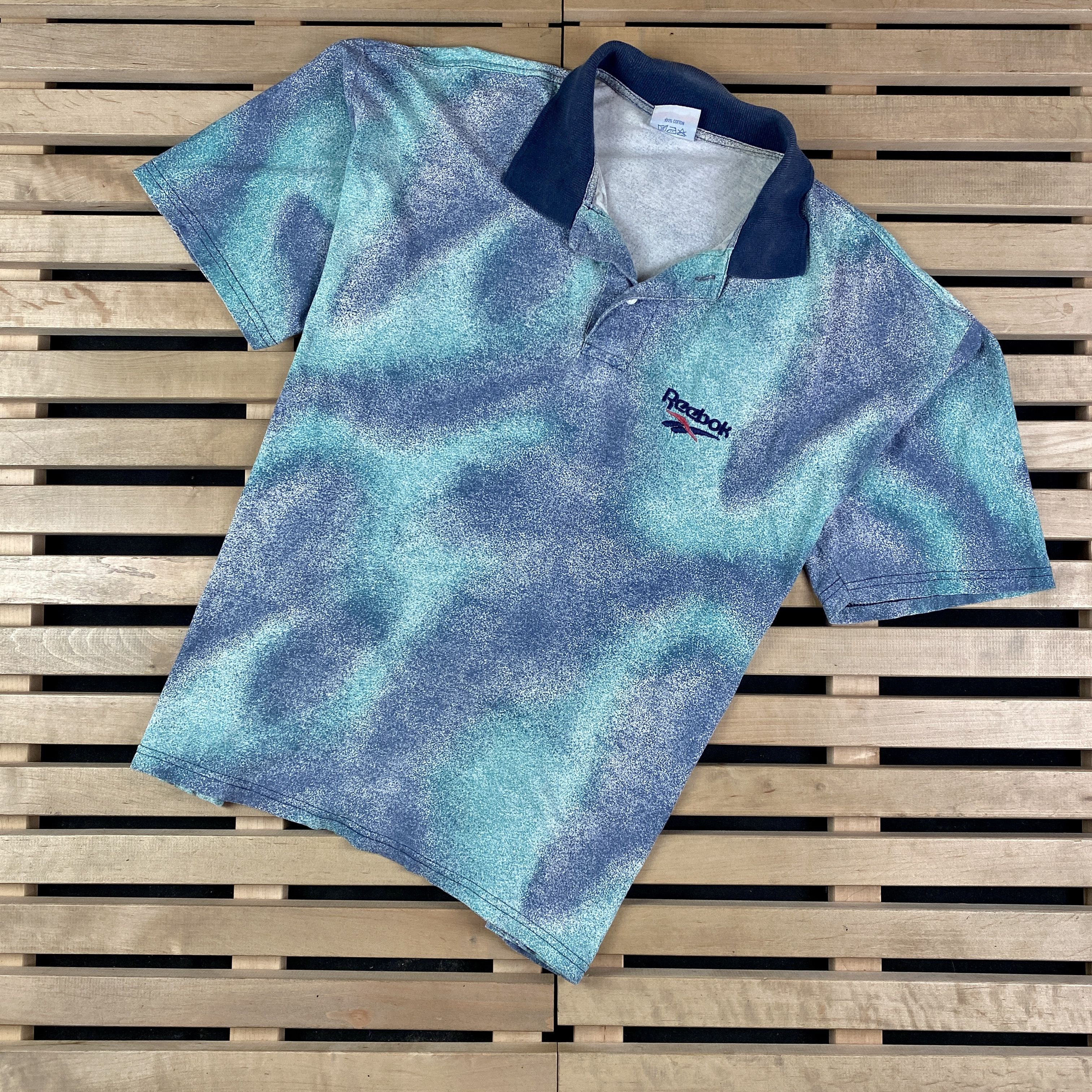 Reebok × Vintage Men’s Polo T-Shirt Reebok Vintage Size 5/L Size US L / EU 52-54 / 3 - 1 Thumbnail