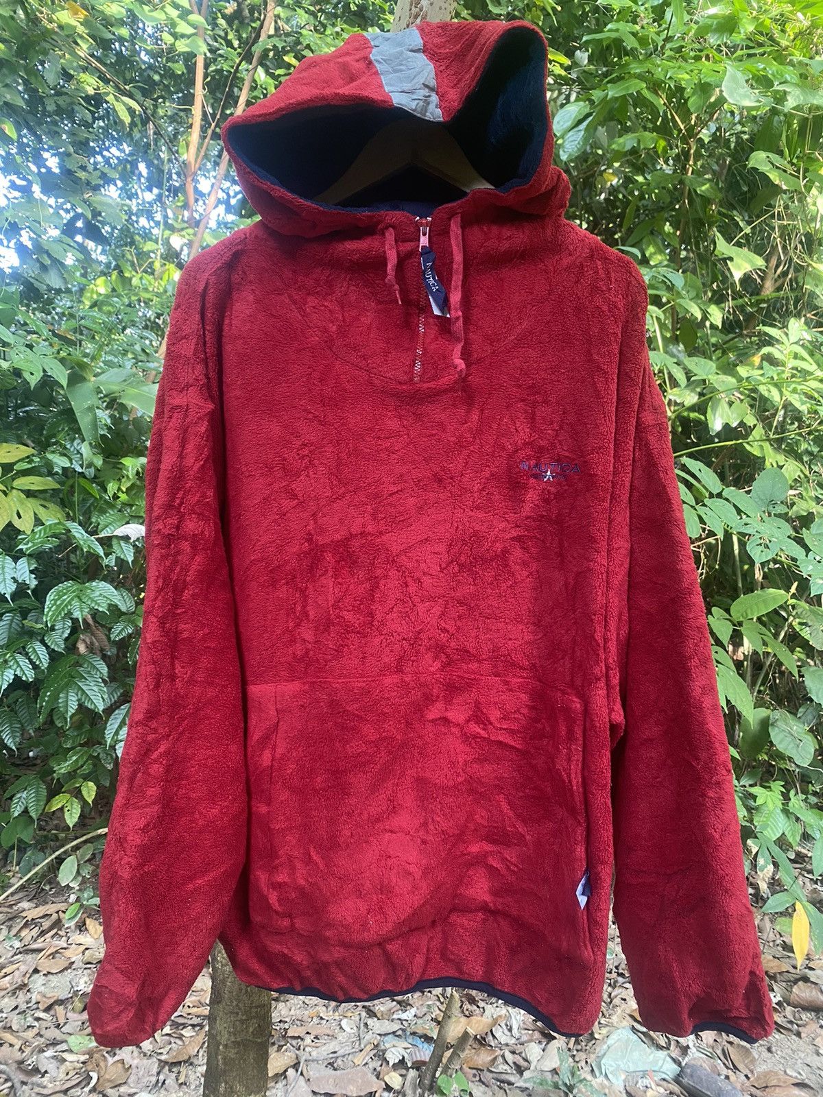 Nautica × Vintage NAUTICA HOODIE FLEECH Size US L / EU 52-54 / 3 - 1 Thumbnail