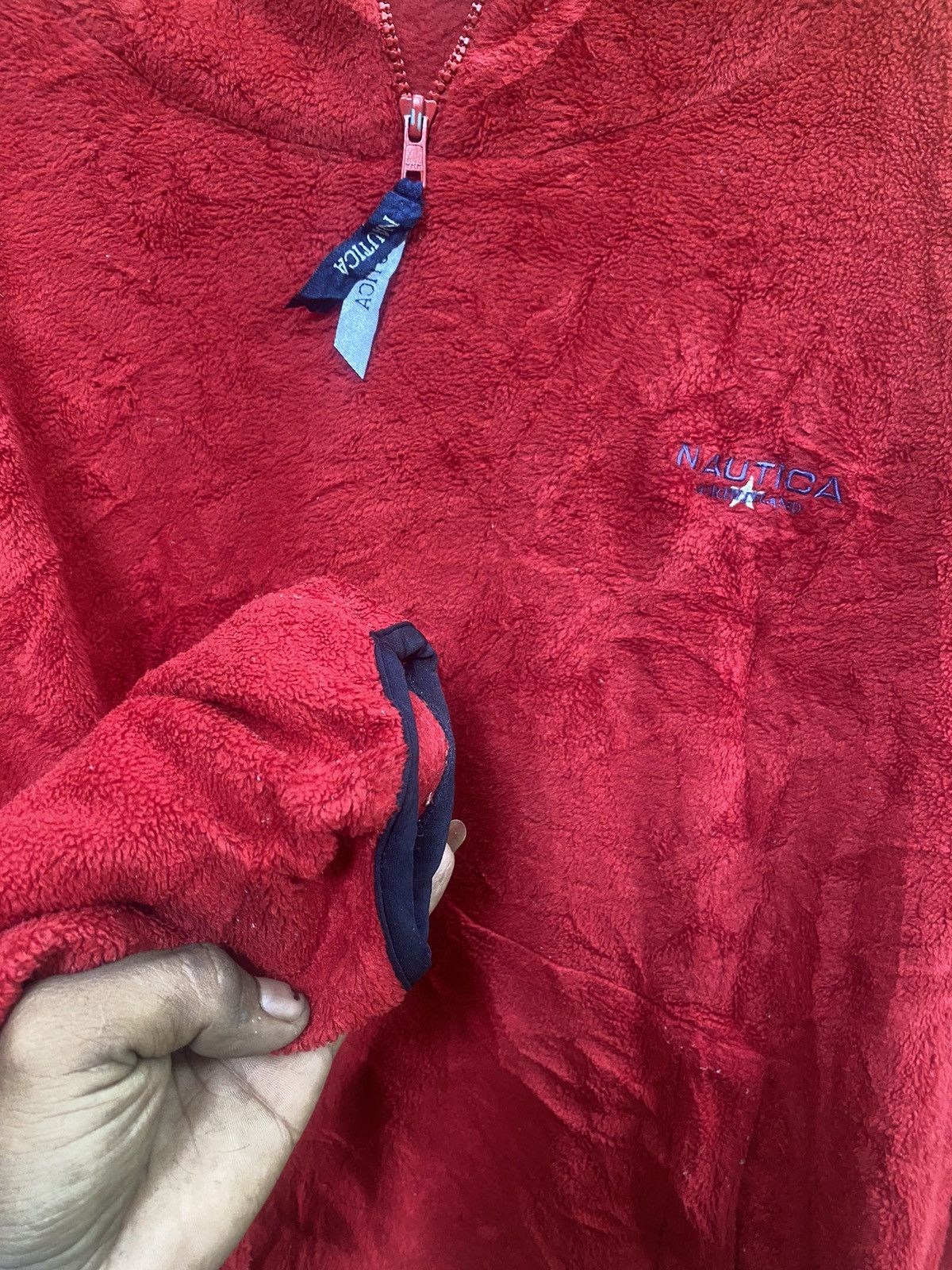 Nautica × Vintage NAUTICA HOODIE FLEECH Size US L / EU 52-54 / 3 - 9 Thumbnail