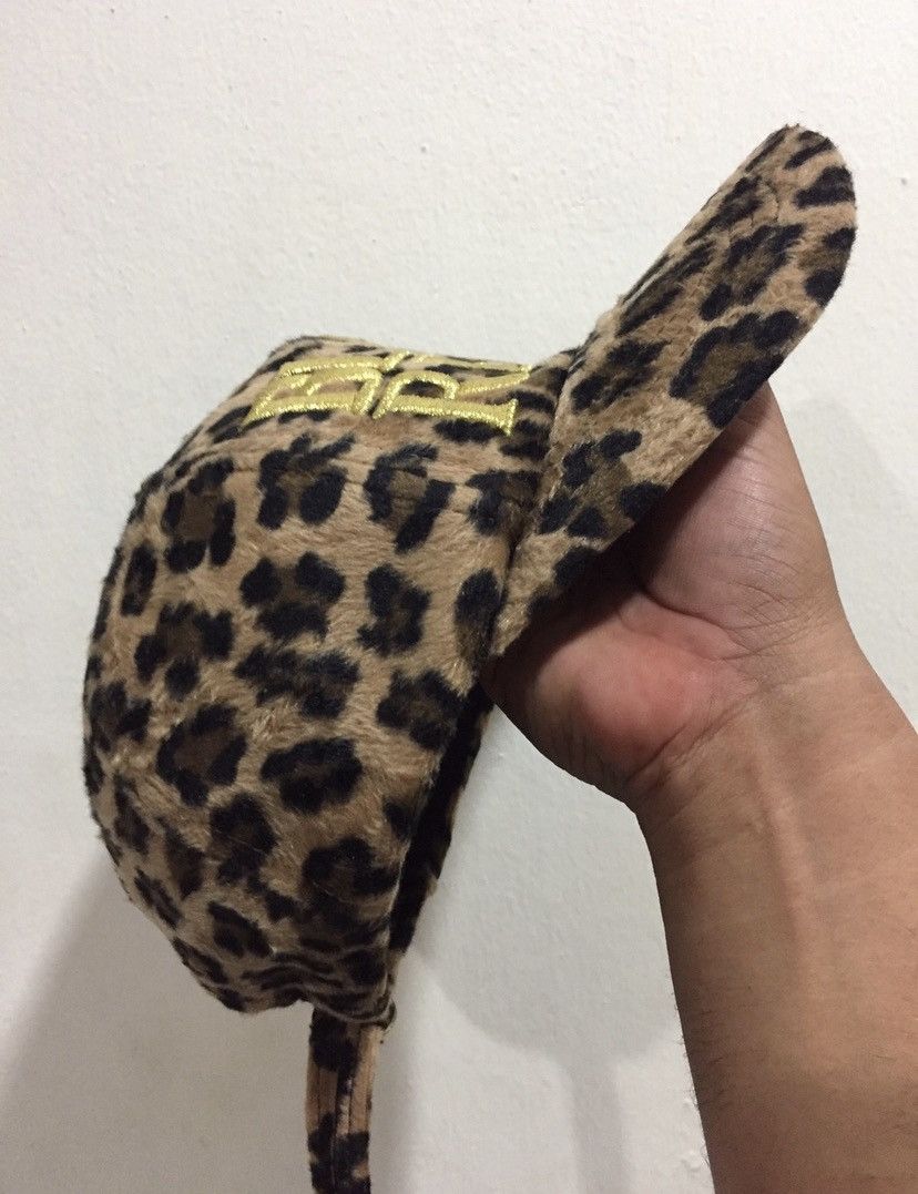 Indian Motorcycle VTG Black Rebel Leopard Skin Hat Size ONE SIZE - 4 Thumbnail