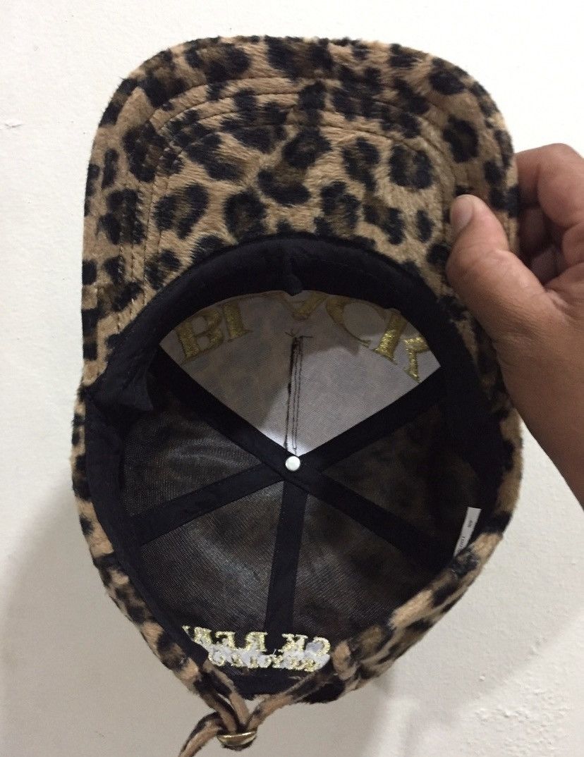 Indian Motorcycle VTG Black Rebel Leopard Skin Hat Size ONE SIZE - 7 Thumbnail