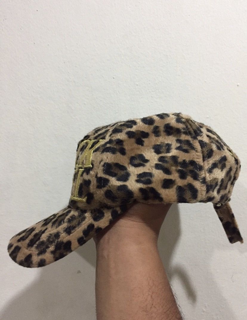 Indian Motorcycle VTG Black Rebel Leopard Skin Hat Size ONE SIZE - 3 Thumbnail
