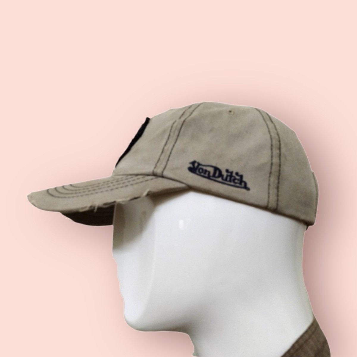 Von Dutch VON DUTCH DISTRESSED VINTAGE STRAPBACK Size ONE SIZE - 15 Thumbnail
