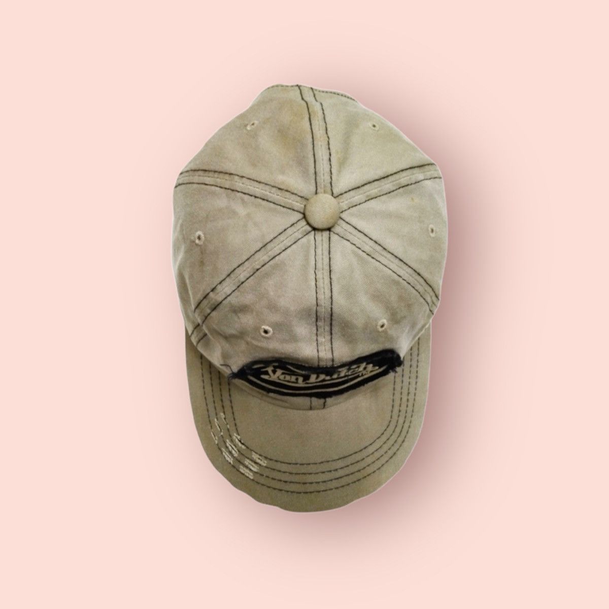 Von Dutch VON DUTCH DISTRESSED VINTAGE STRAPBACK Size ONE SIZE - 19 Thumbnail