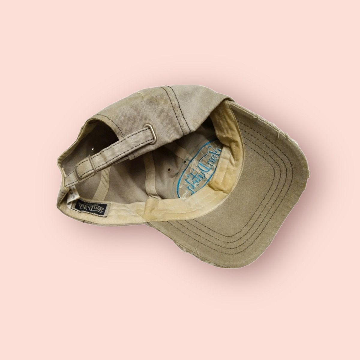 Von Dutch VON DUTCH DISTRESSED VINTAGE STRAPBACK Size ONE SIZE - 11 Thumbnail