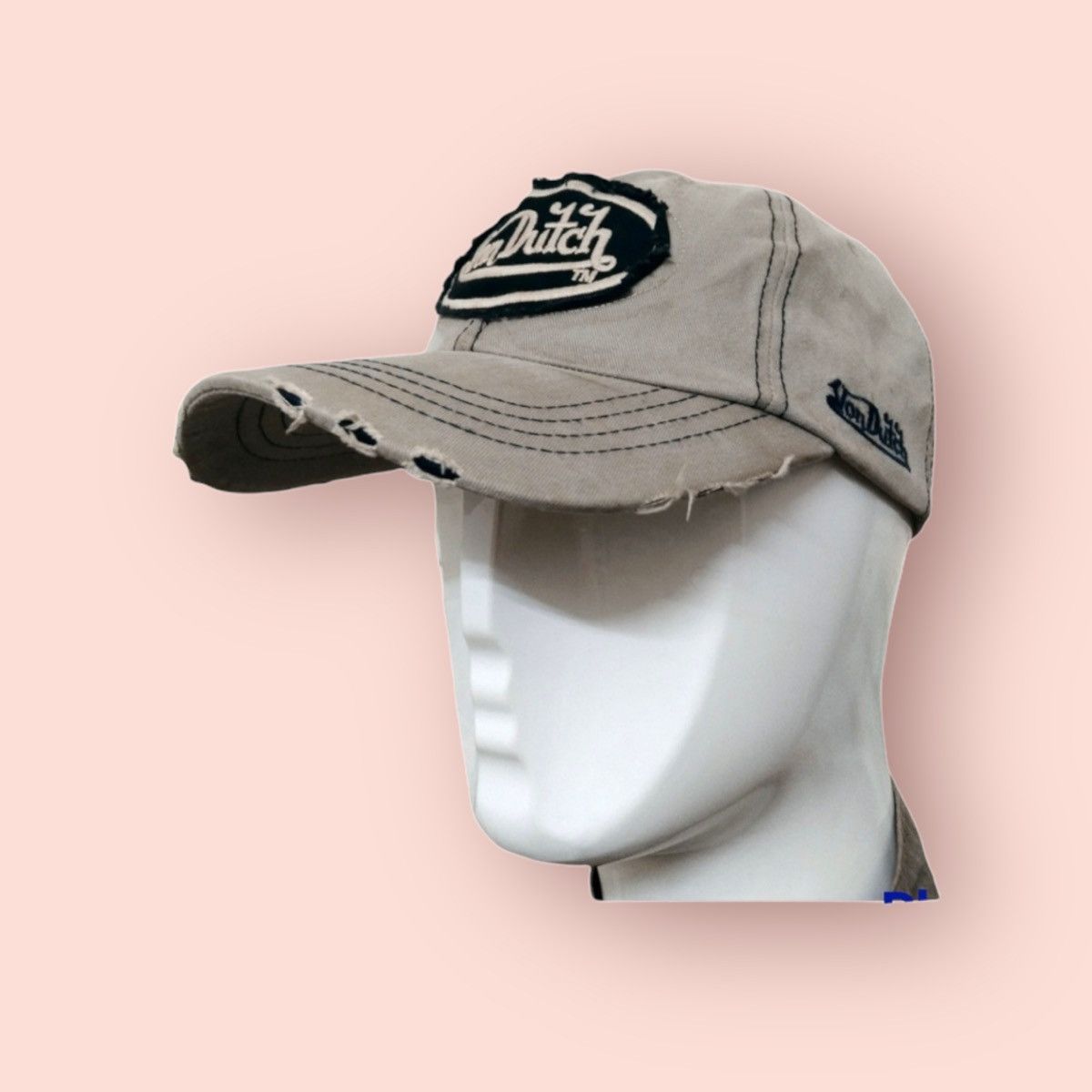 Von Dutch VON DUTCH DISTRESSED VINTAGE STRAPBACK Size ONE SIZE - 2 Thumbnail