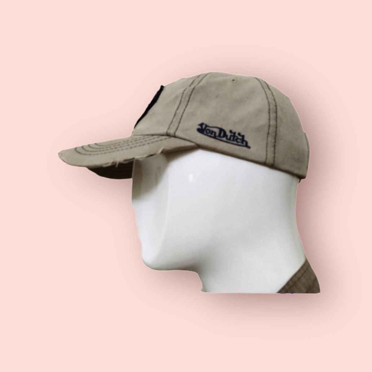 Von Dutch VON DUTCH DISTRESSED VINTAGE STRAPBACK Size ONE SIZE - 3 Thumbnail