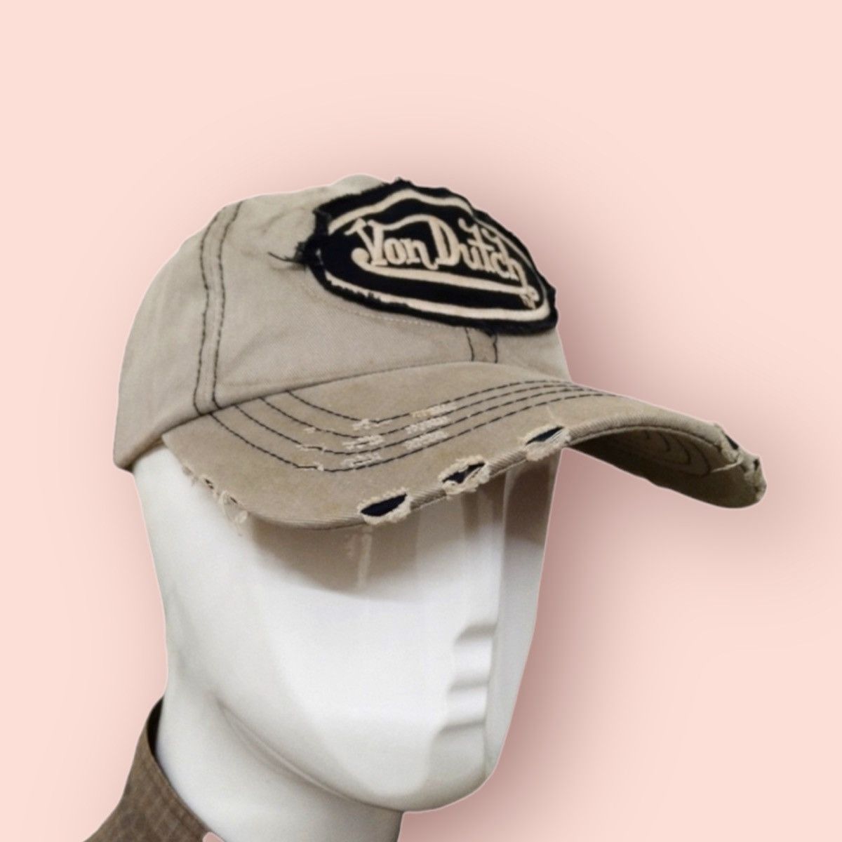 Von Dutch VON DUTCH DISTRESSED VINTAGE STRAPBACK Size ONE SIZE - 17 Thumbnail
