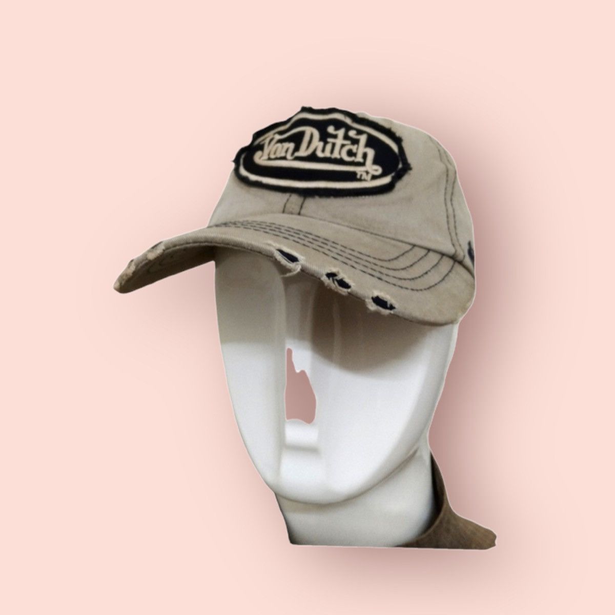 Von Dutch VON DUTCH DISTRESSED VINTAGE STRAPBACK Size ONE SIZE - 13 Thumbnail