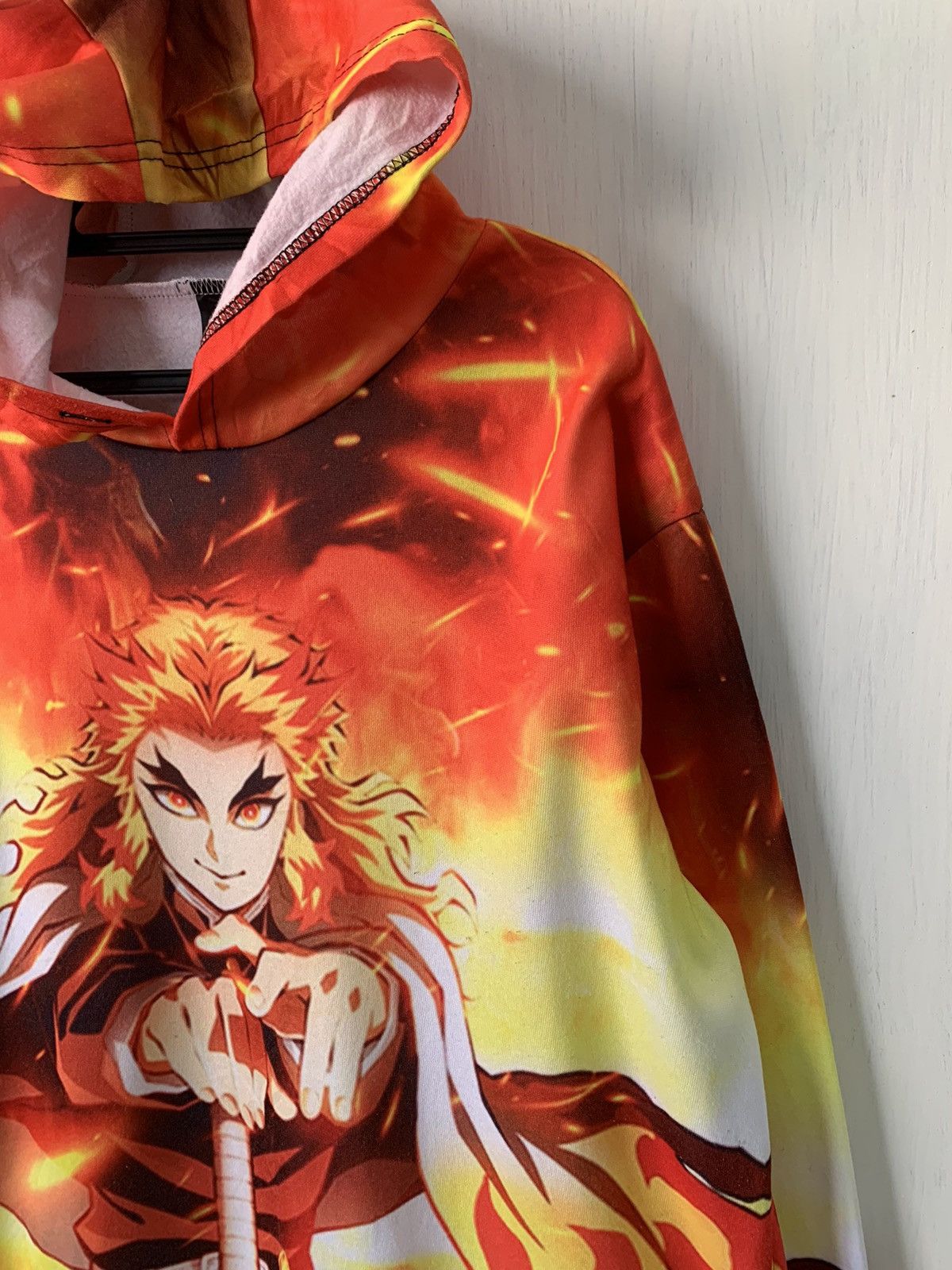 Anime Rengoku Hashira Anime Kimetsu No Yaiba Hoodie Full Printed Size US XXL / EU 58 / 5 - 4 Thumbnail