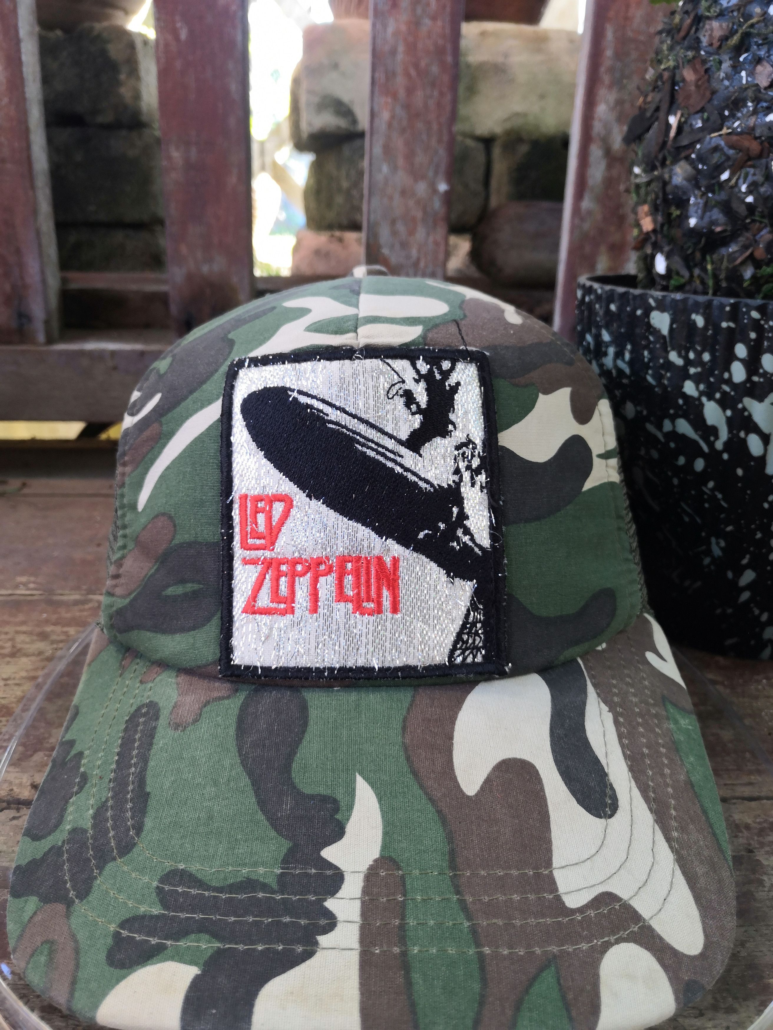 Led Zeppelin Led Zeppelin Army Trucker Hat Size ONE SIZE - 2 Thumbnail