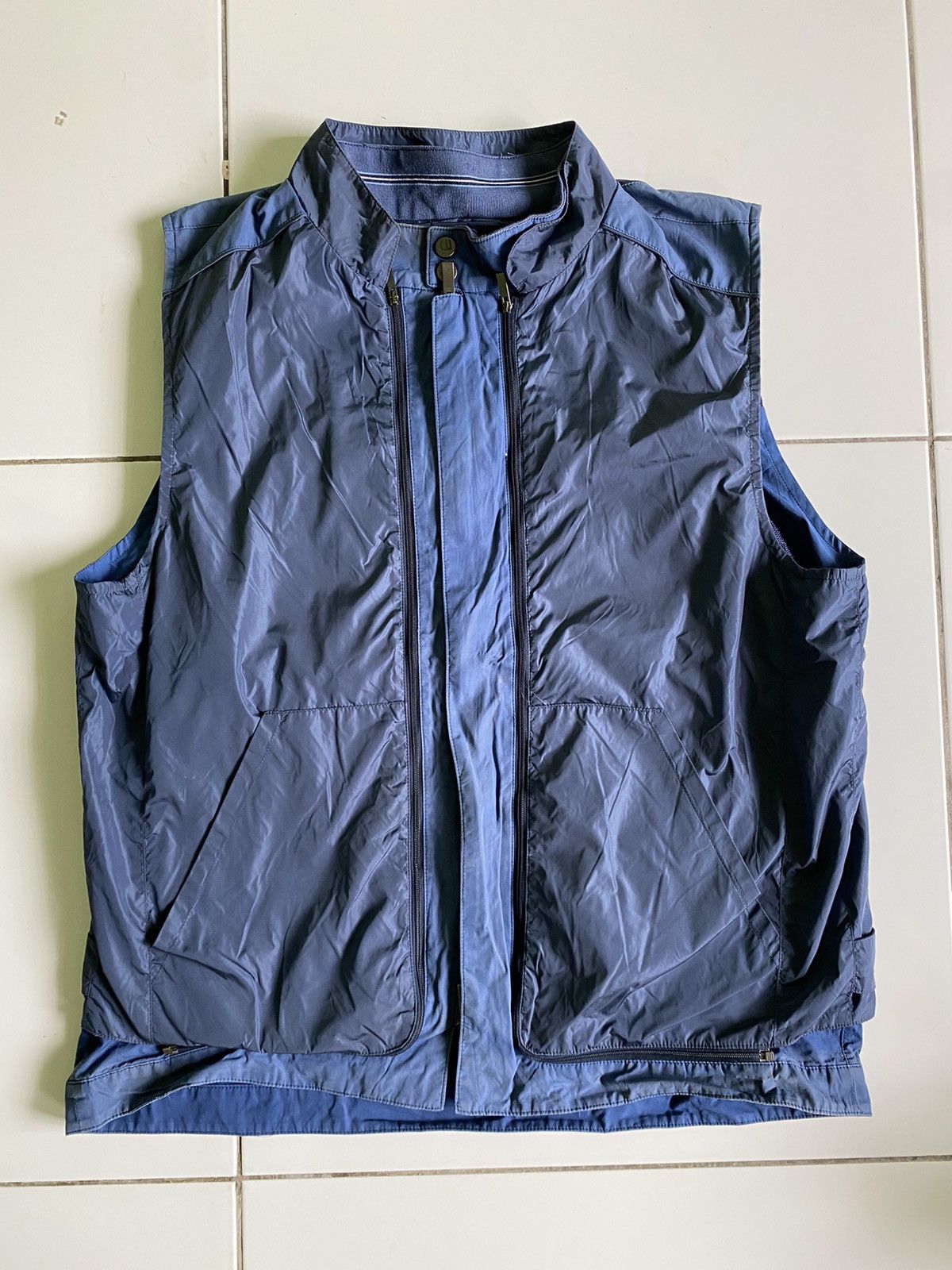 Alfred Dunhill Rare Dunhill Link Vest Nylon Blue Jackets Size US L / EU 52-54 / 3 - 1 Thumbnail
