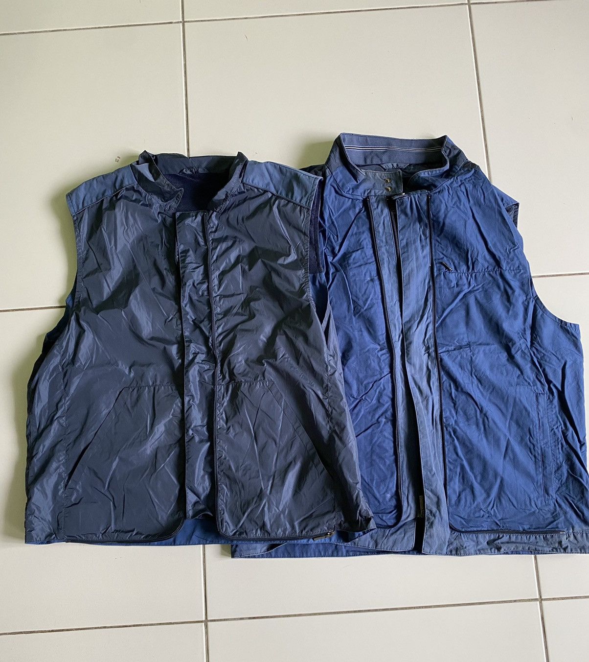 Alfred Dunhill Rare Dunhill Link Vest Nylon Blue Jackets Size US L / EU 52-54 / 3 - 6 Thumbnail