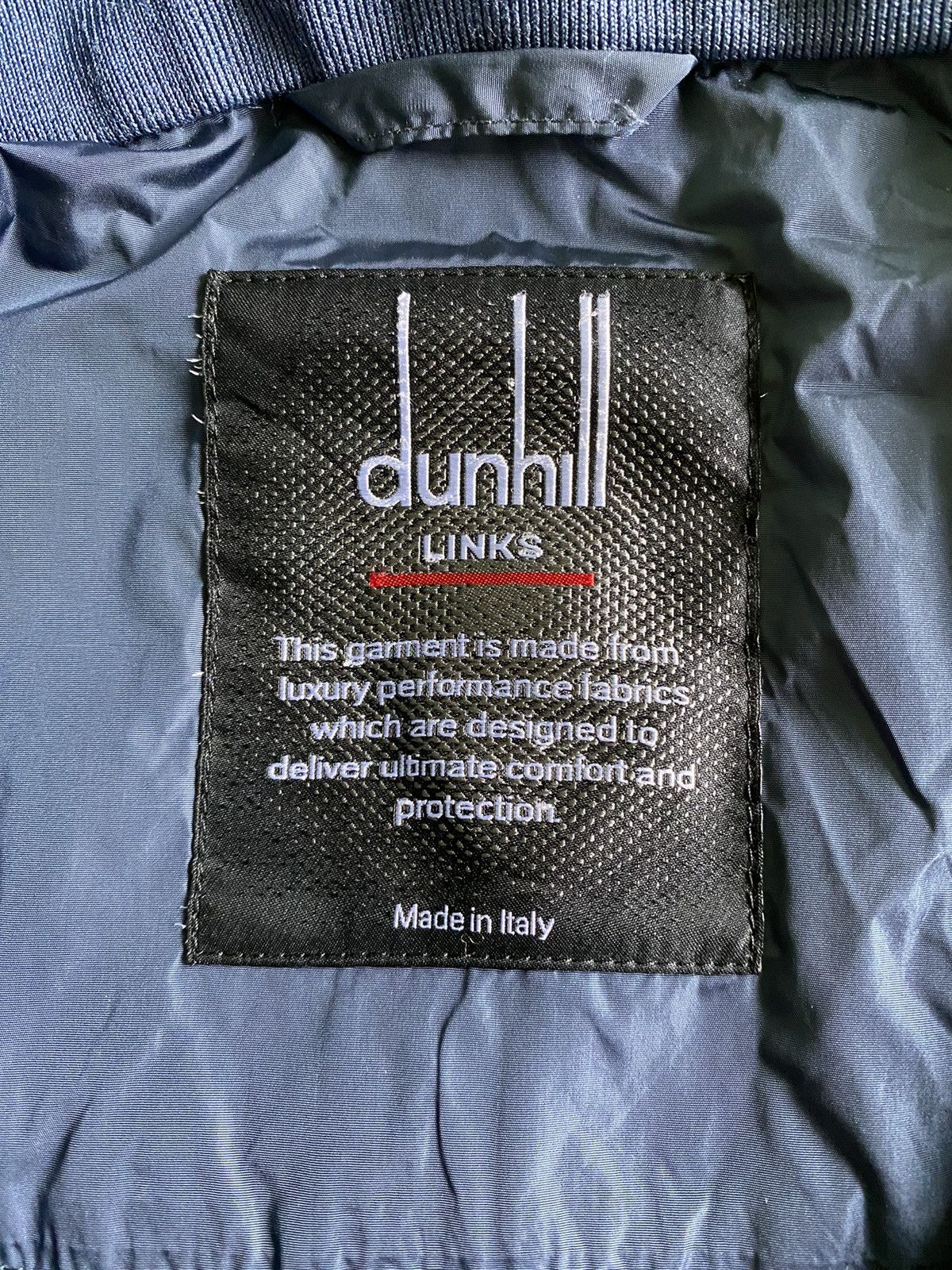 Alfred Dunhill Rare Dunhill Link Vest Nylon Blue Jackets Size US L / EU 52-54 / 3 - 11 Thumbnail