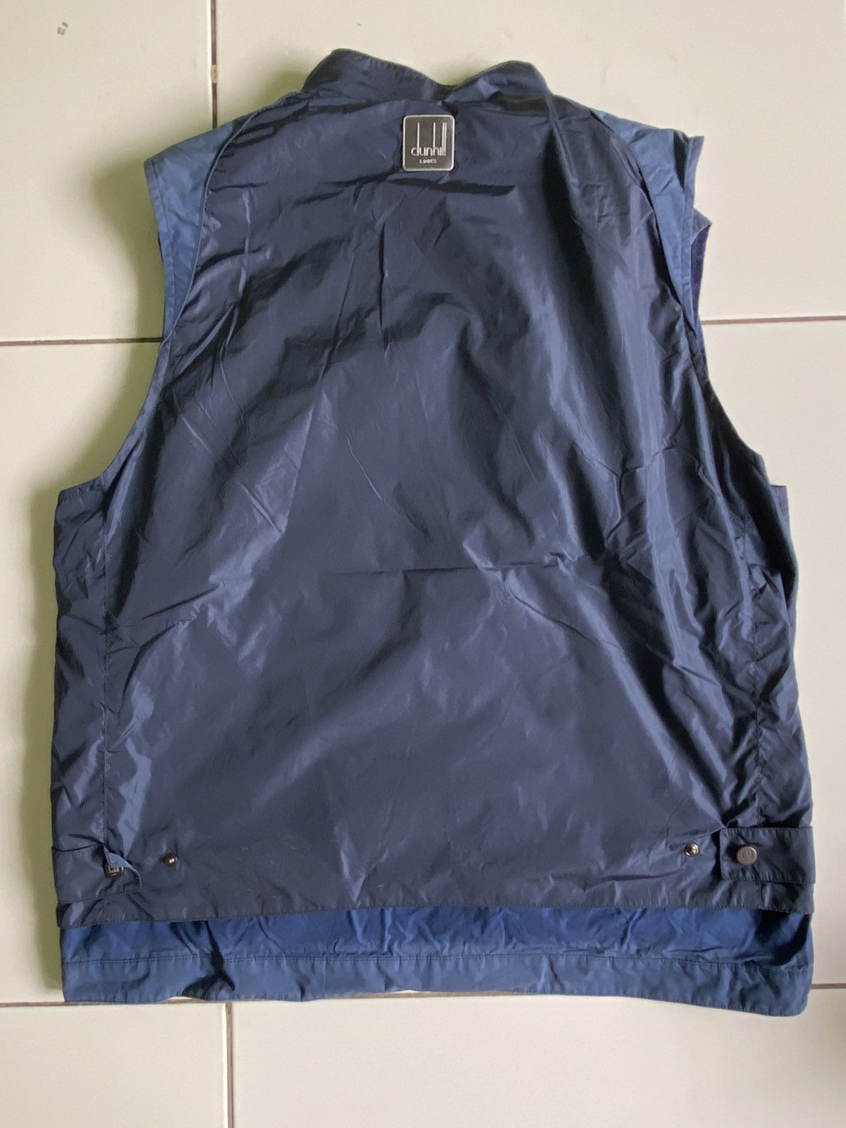 Alfred Dunhill Rare Dunhill Link Vest Nylon Blue Jackets Size US L / EU 52-54 / 3 - 2 Thumbnail