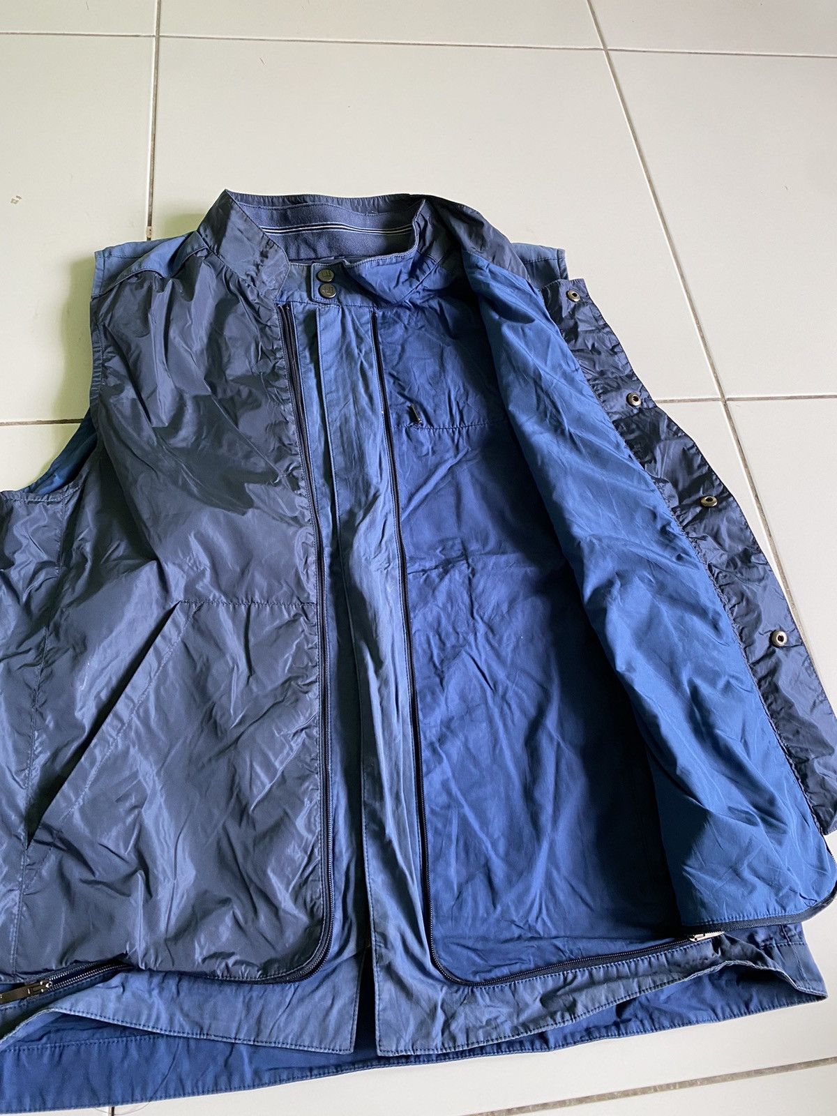 Alfred Dunhill Rare Dunhill Link Vest Nylon Blue Jackets Size US L / EU 52-54 / 3 - 4 Thumbnail