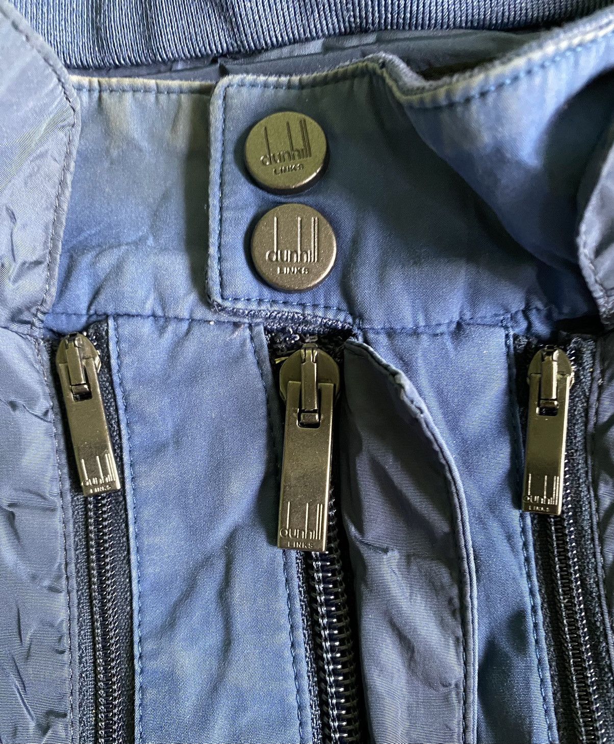 Alfred Dunhill Rare Dunhill Link Vest Nylon Blue Jackets Size US L / EU 52-54 / 3 - 10 Thumbnail