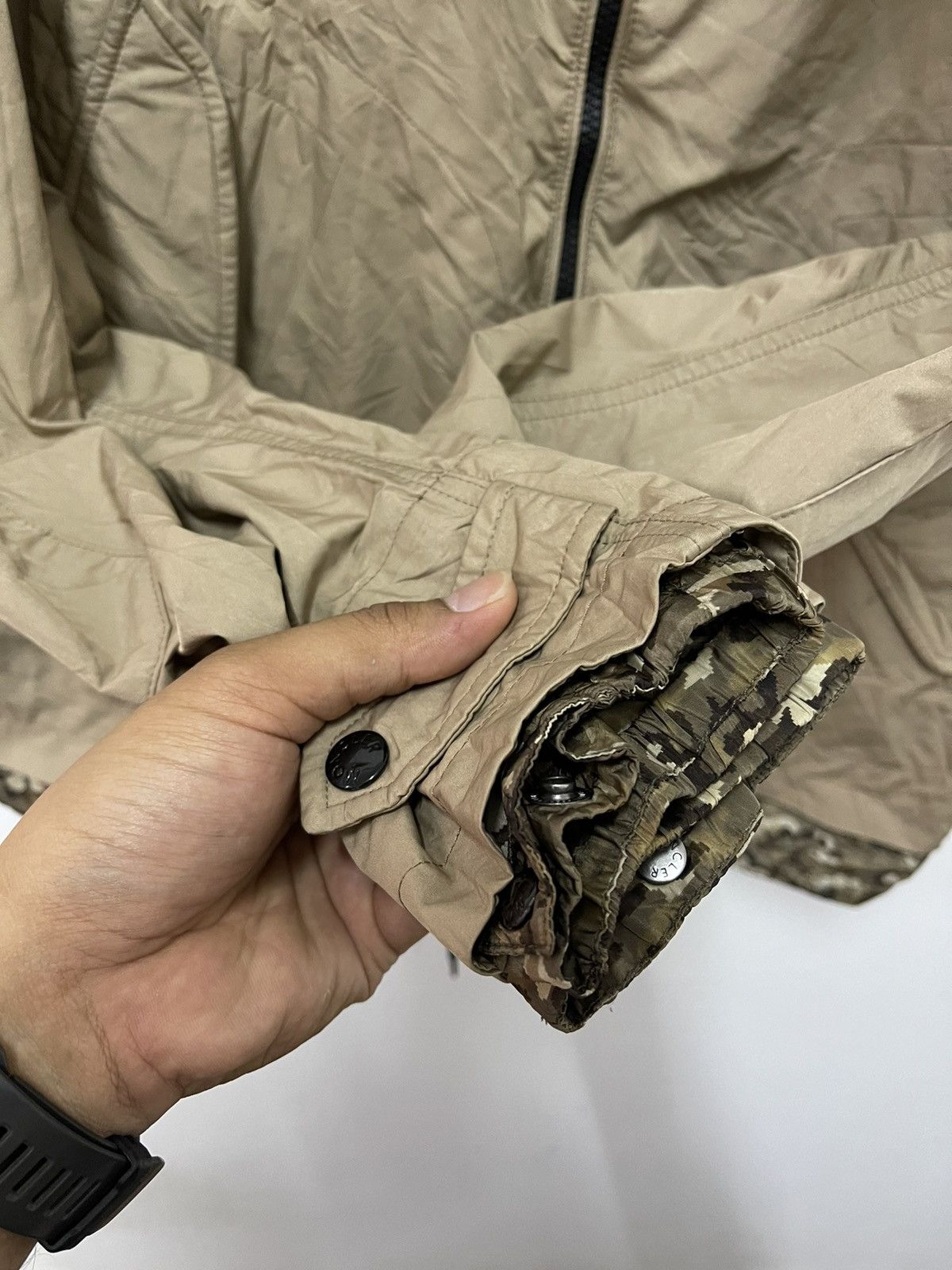 Japanese Brand × Moncler × Vintage Vintage Moncler Blouson Asperge Inner Camo Zipper Jacket Size US M / EU 48-50 / 2 - 14 Thumbnail
