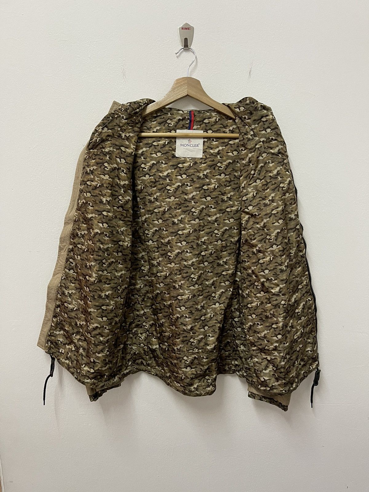 Japanese Brand × Moncler × Vintage Vintage Moncler Blouson Asperge Inner Camo Zipper Jacket Size US M / EU 48-50 / 2 - 17 Thumbnail