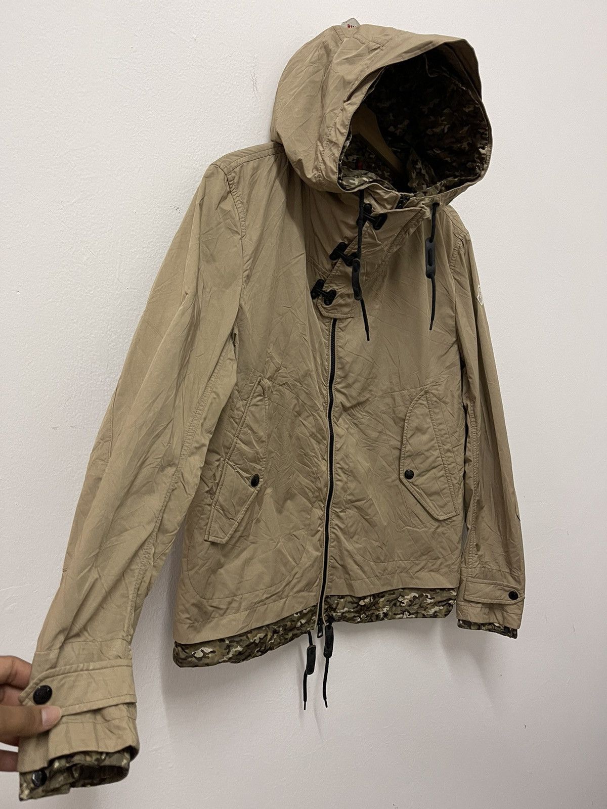 Japanese Brand × Moncler × Vintage Vintage Moncler Blouson Asperge Inner Camo Zipper Jacket Size US M / EU 48-50 / 2 - 5 Thumbnail