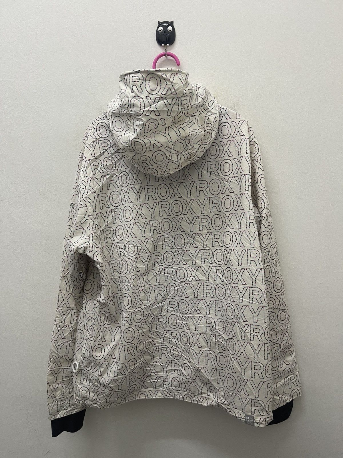 Sports Specialties Rare ROXY 5K Silver Spell Out Full All Over Removable Hoodie Size US M / EU 48-50 / 2 - 10 Thumbnail