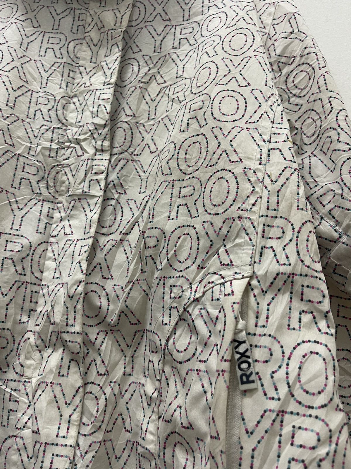 Sports Specialties Rare ROXY 5K Silver Spell Out Full All Over Removable Hoodie Size US M / EU 48-50 / 2 - 5 Thumbnail