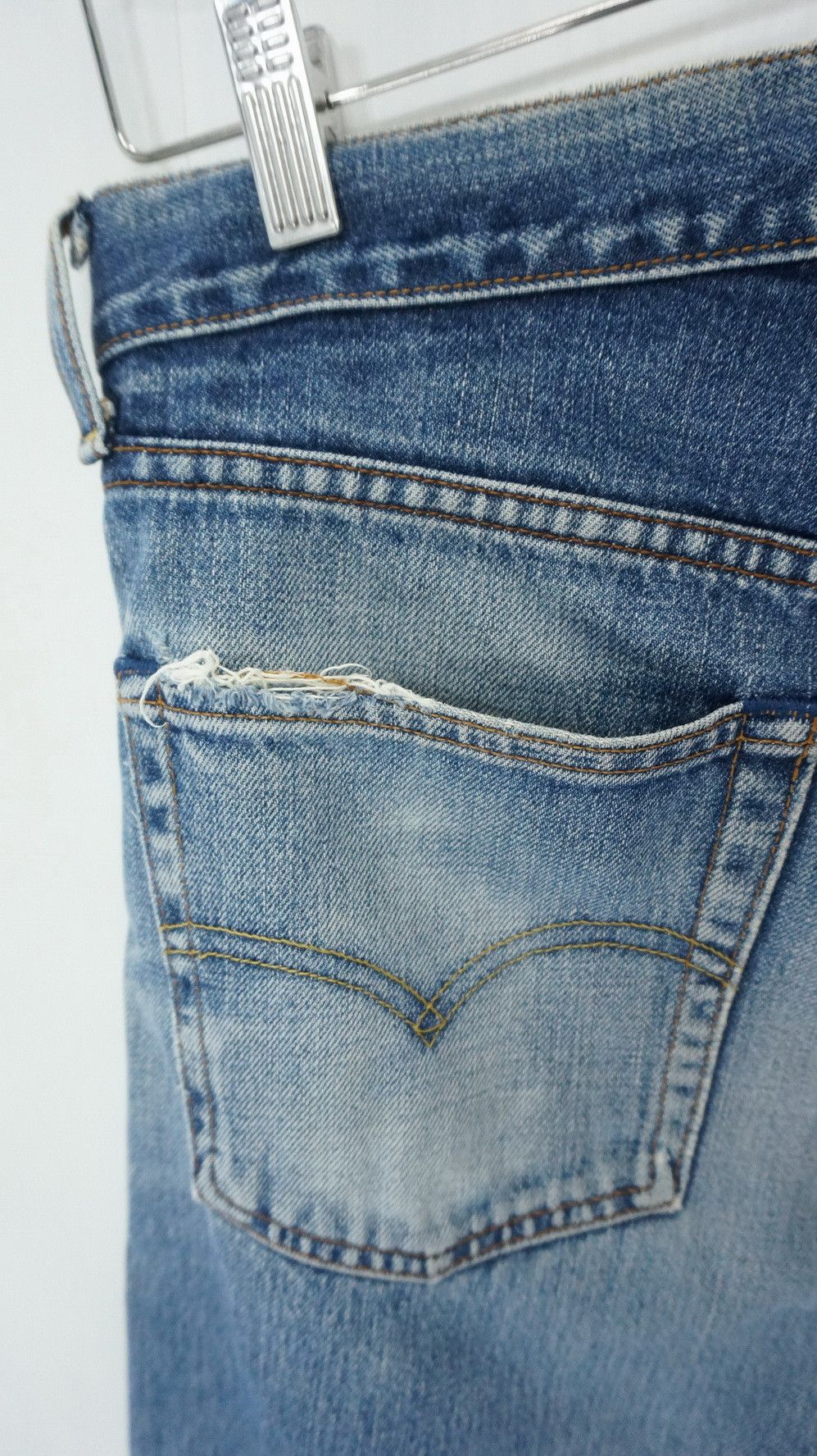 Levi's Vintage 90s Levi's 503 Japan Distressed Aging Jeans LF5 Size US 31 - 11 Thumbnail