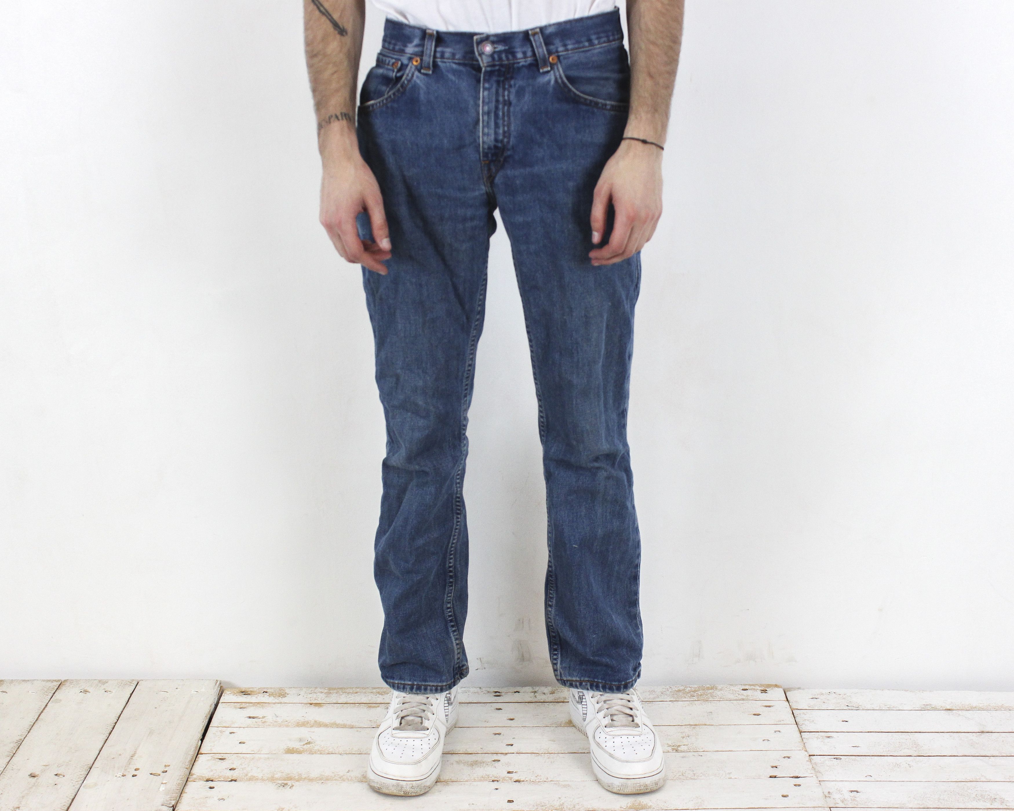 Levi's 595 04 Mens W30 L32 Slim Straight Jeans Denim Pants Trousers Size US 30 / EU 46 - 3 Thumbnail