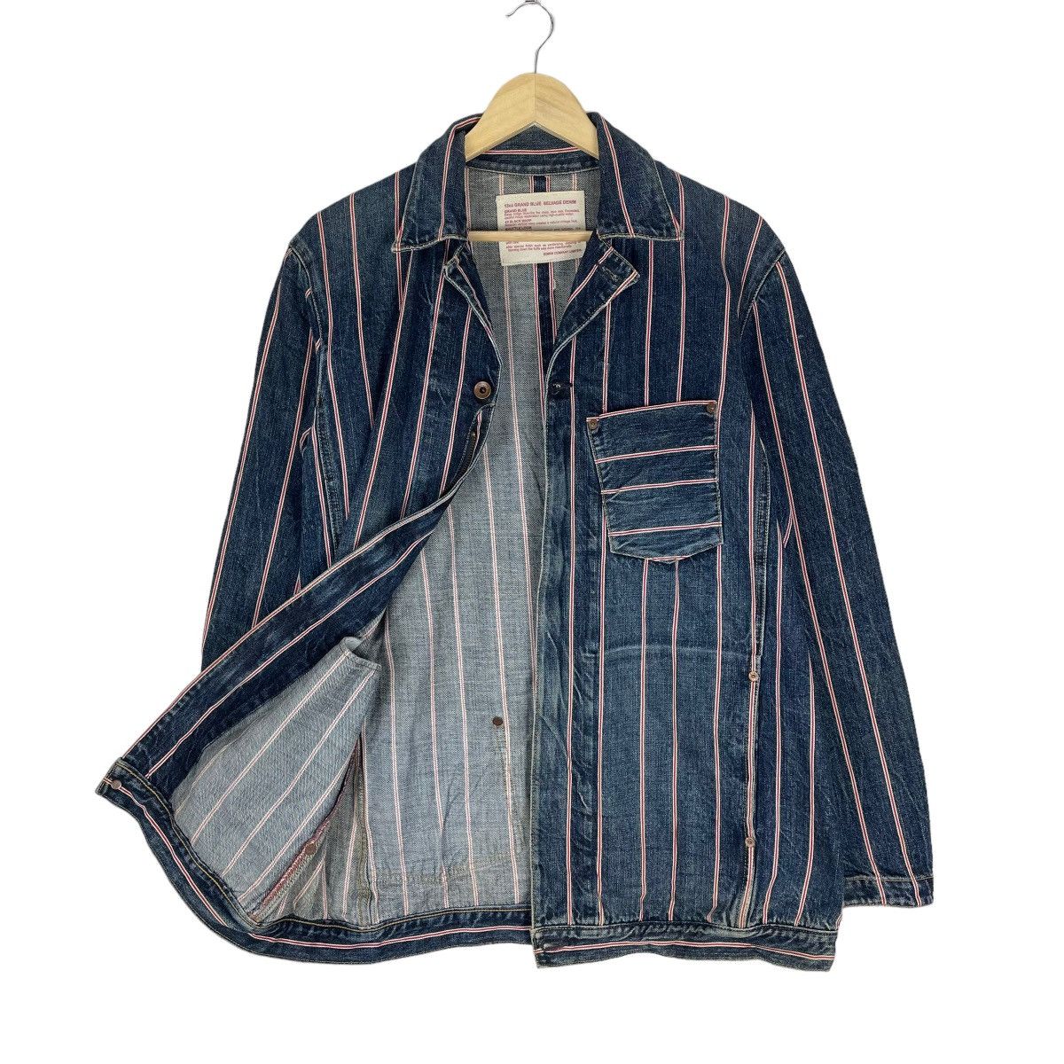 ☀️EDWIN 13oz GRAND BLUE SELVAGE DENIM JACKET