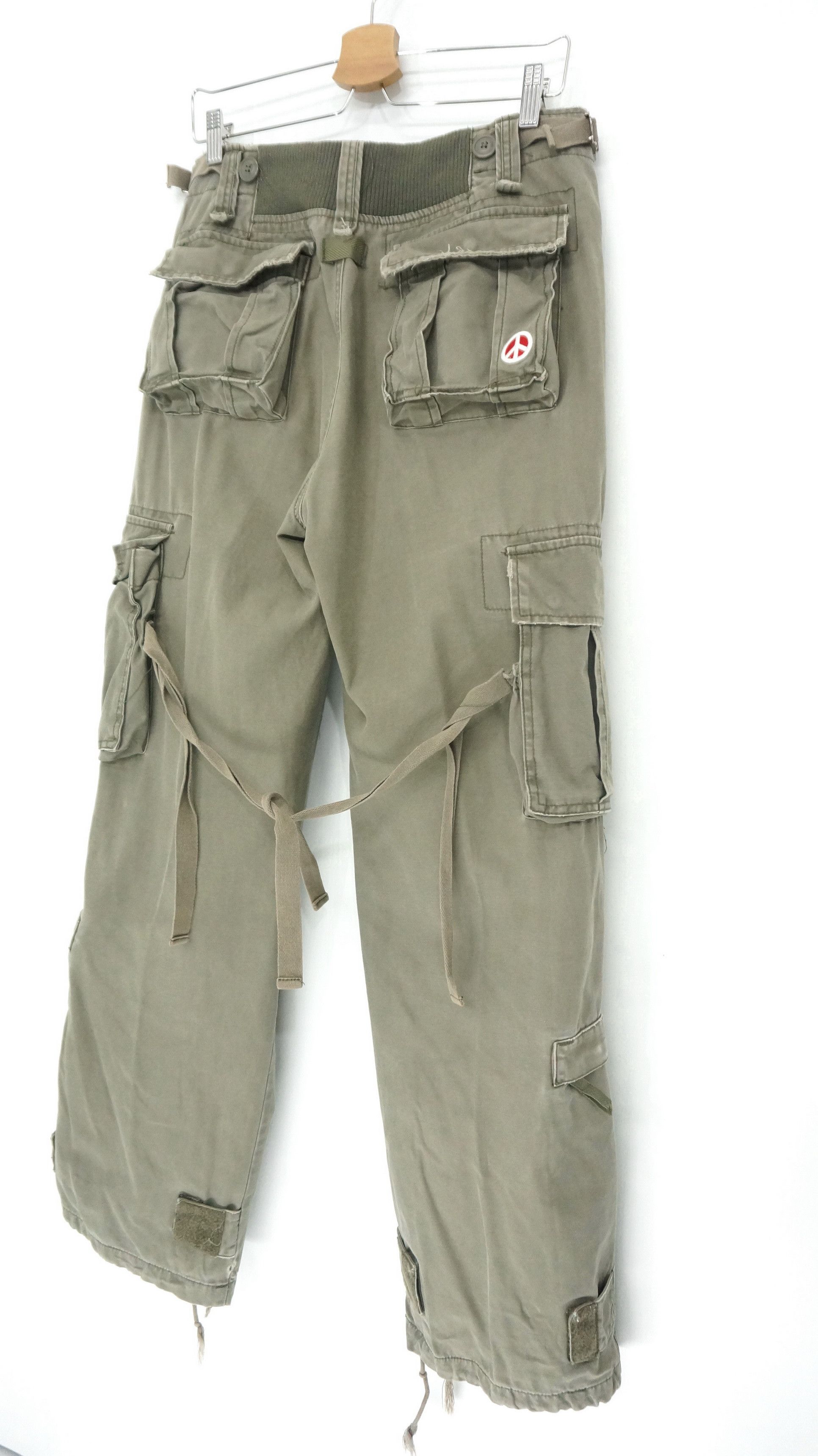 Japanese Brand × Vintage Vintage Japan Military Parachute Style Bondage Cargo Pants Size US 30 / EU 46 - 1 Thumbnail
