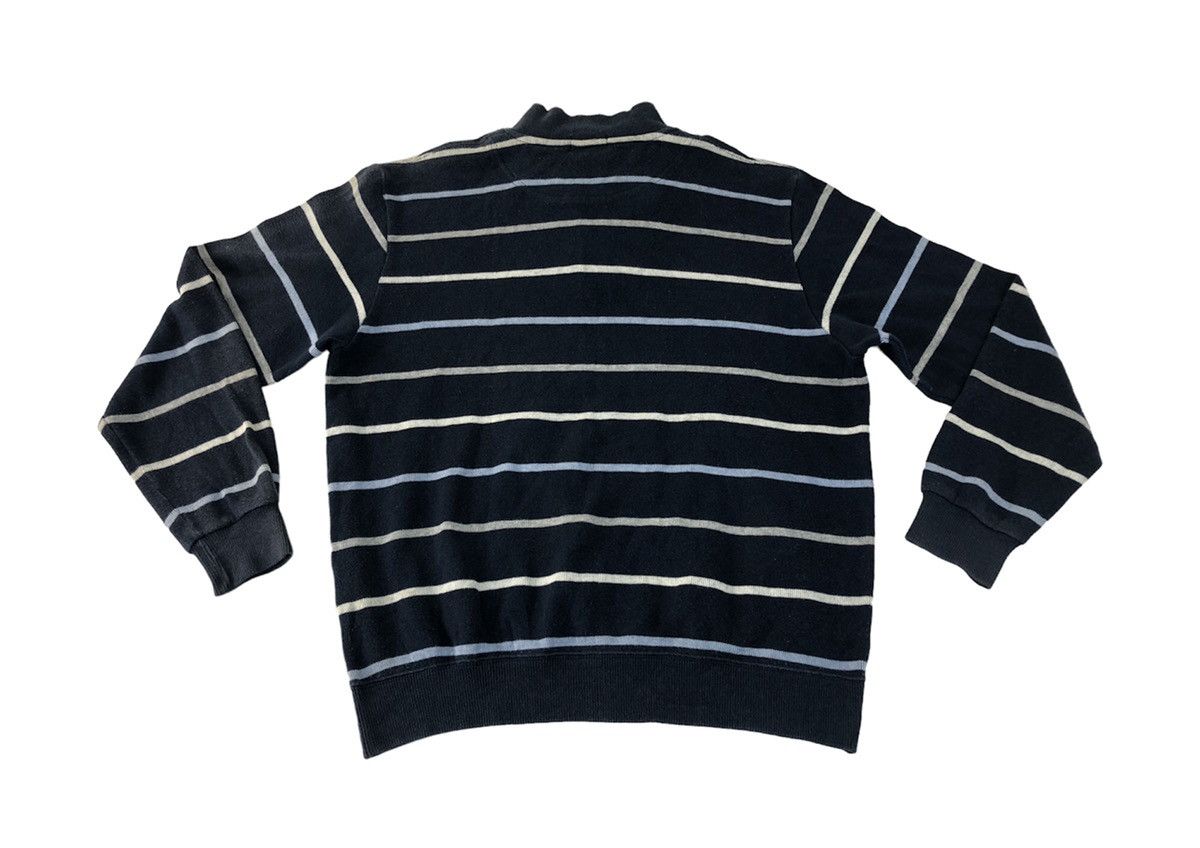 Japanese Brand × Kansai Yamamoto Up To You by Kansai Yamamoto Half Zip Sweater Striped Style Size US L / EU 52-54 / 3 - 2 Thumbnail