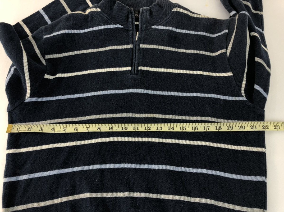 Japanese Brand × Kansai Yamamoto Up To You by Kansai Yamamoto Half Zip Sweater Striped Style Size US L / EU 52-54 / 3 - 8 Thumbnail