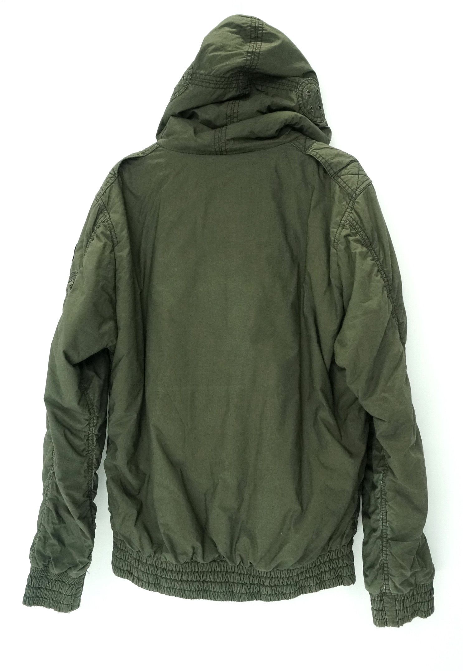 Uniqlo Uniqlo Vintage Military Jacket Faux Fur Lined Hoodie Size US S / EU 44-46 / 1 - 2 Thumbnail
