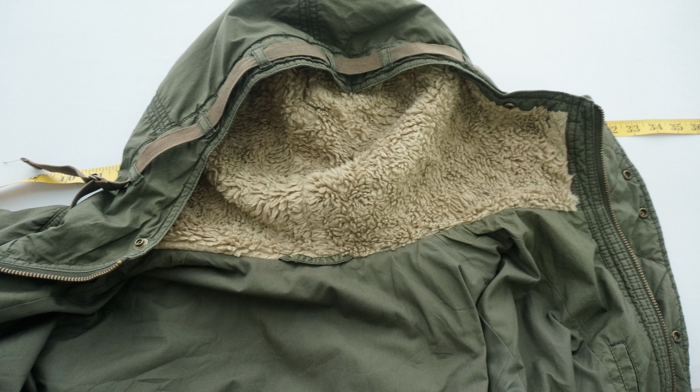 Uniqlo Uniqlo Vintage Military Jacket Faux Fur Lined Hoodie Size US S / EU 44-46 / 1 - 6 Thumbnail