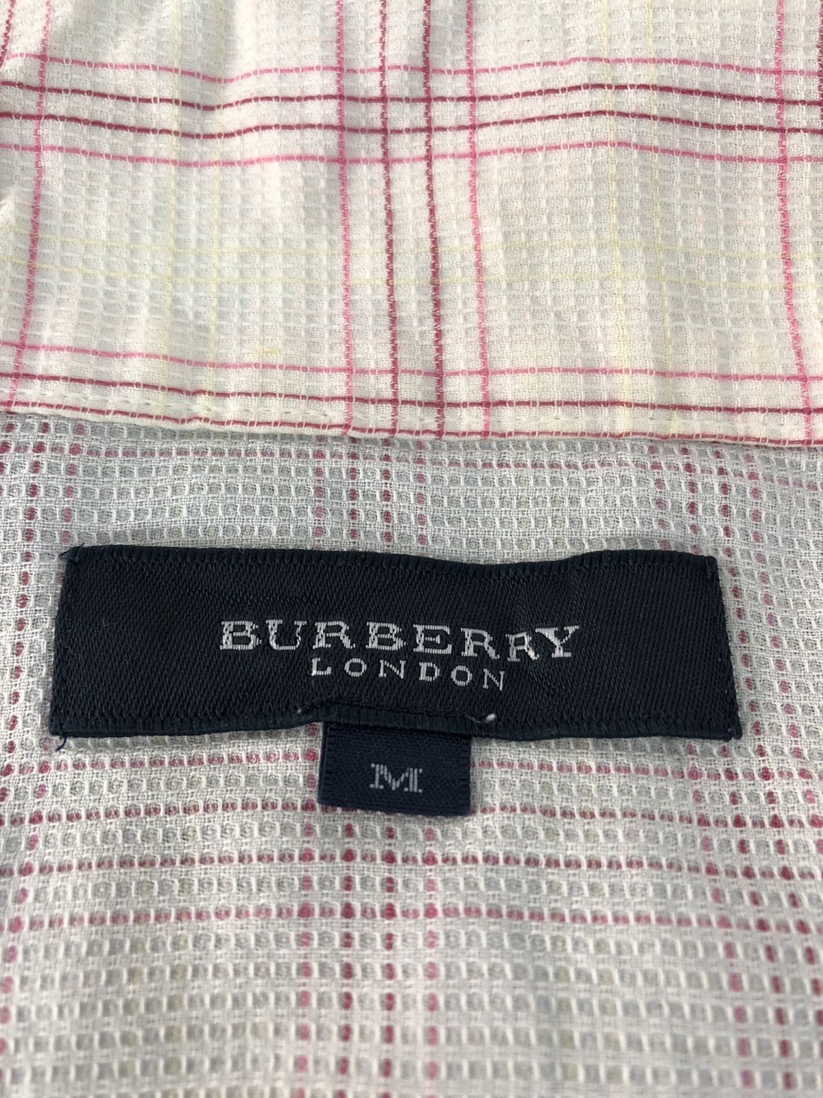 Burberry × Designer Burberry London Plaid Checked Single Pocket Button Up Shirt Size US M / EU 48-50 / 2 - 7 Thumbnail