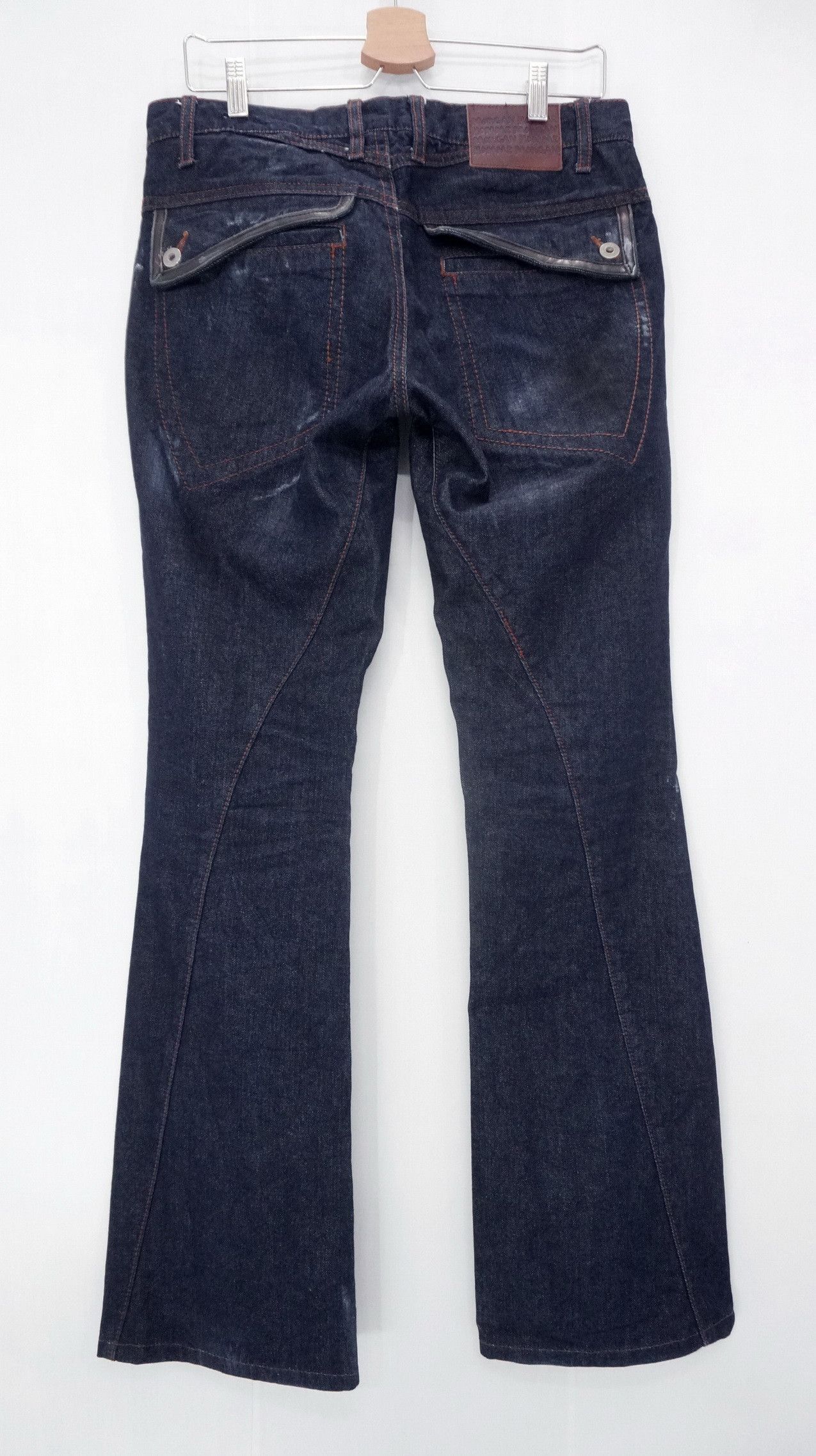 Morgan De Toi Fire! Morgan De Toi Homme Painter Low rise Flared Jeans Size US 30 / EU 46 - 8 Thumbnail