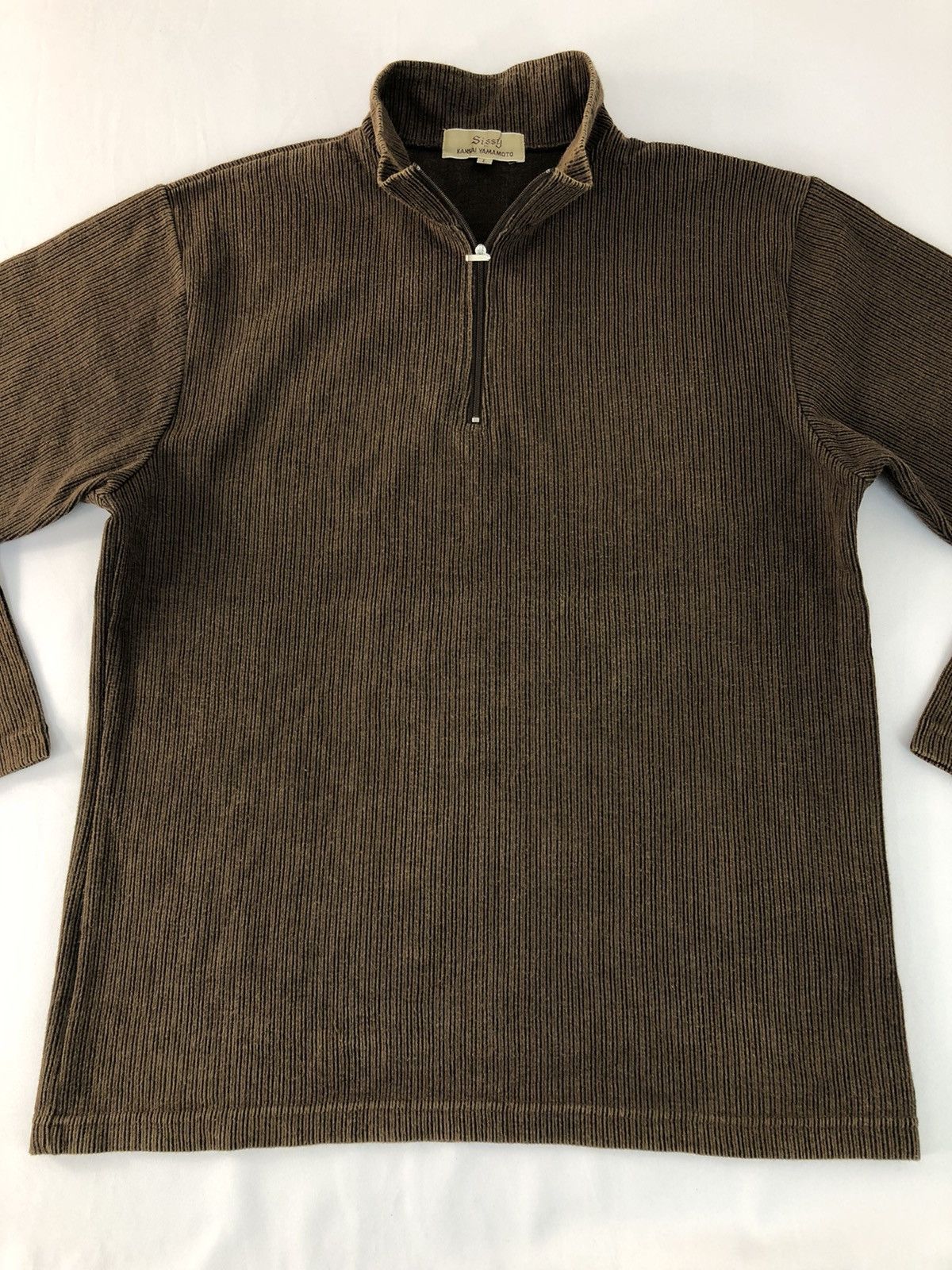 Japanese Brand × Kansai Yamamoto × Vintage Hype Sissy By Kansai Yamamoto Half Zip Sweater Size US L / EU 52-54 / 3 - 3 Thumbnail