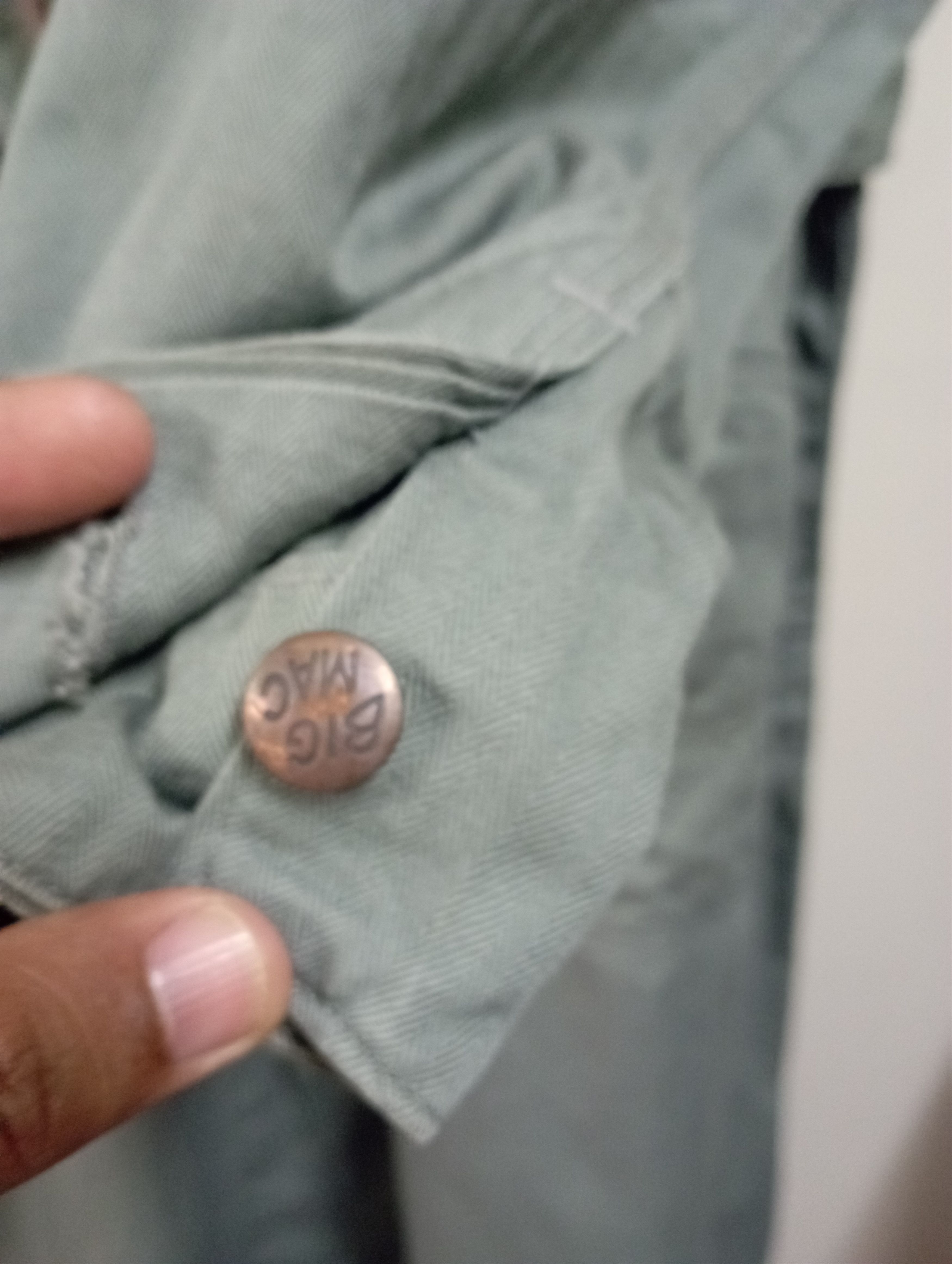 Big Mac Vintage Old Long Workers Big Mac Coat (Great Condition) Size 44R - 14 Thumbnail