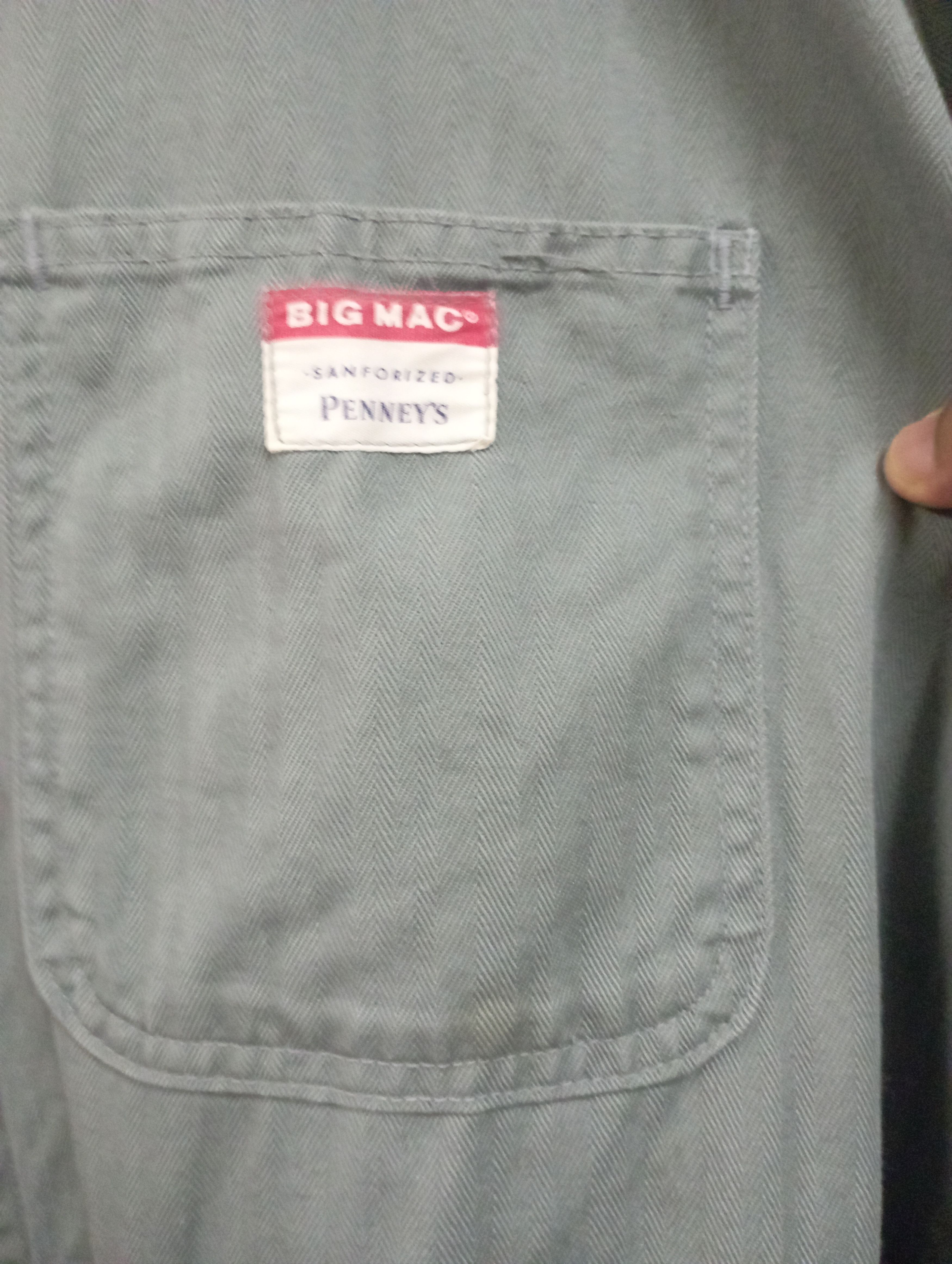 Big Mac Vintage Old Long Workers Big Mac Coat (Great Condition) Size 44R - 13 Thumbnail