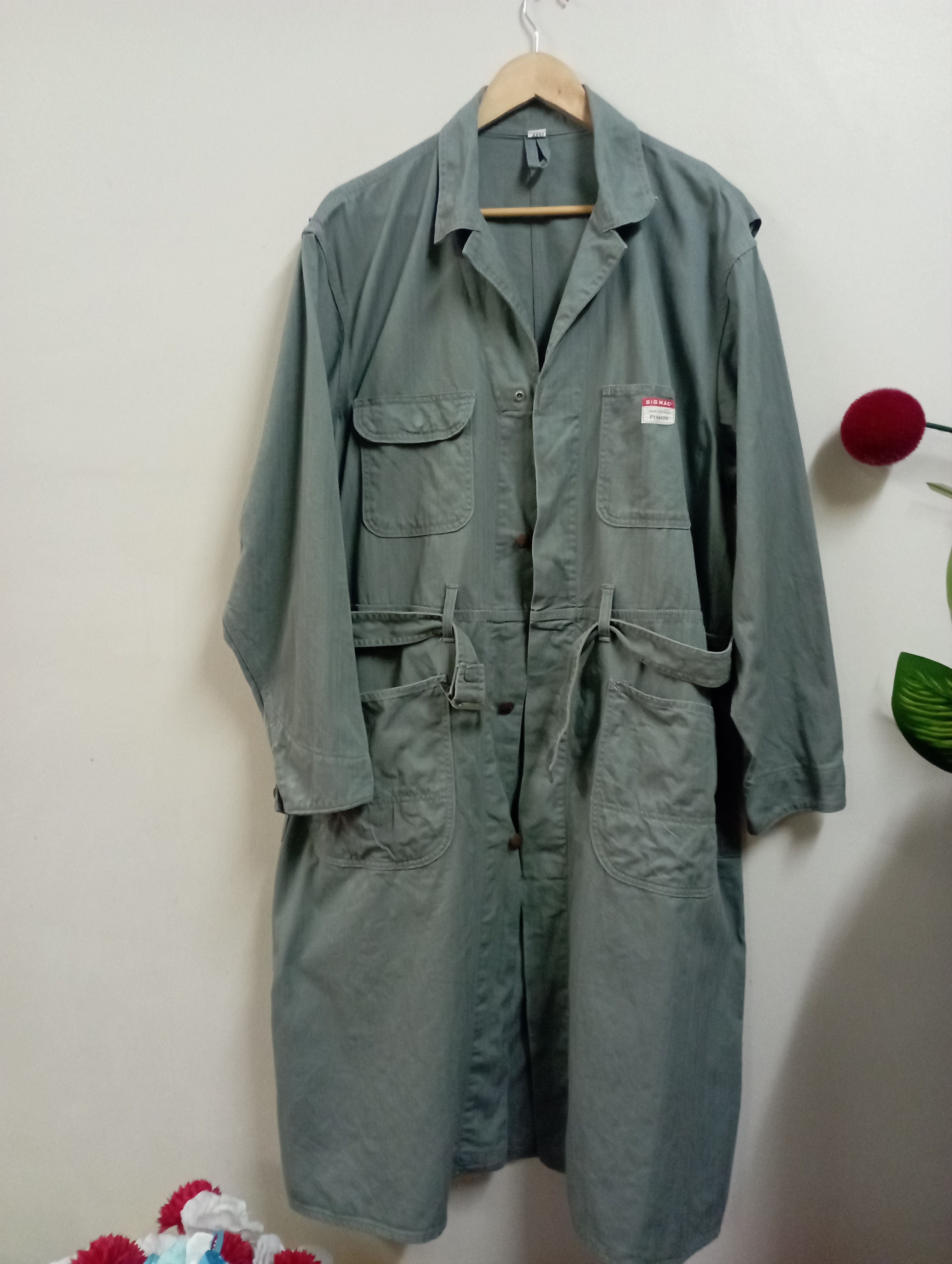 Big Mac Vintage Old Long Workers Big Mac Coat (Great Condition) Size 44R - 3 Thumbnail