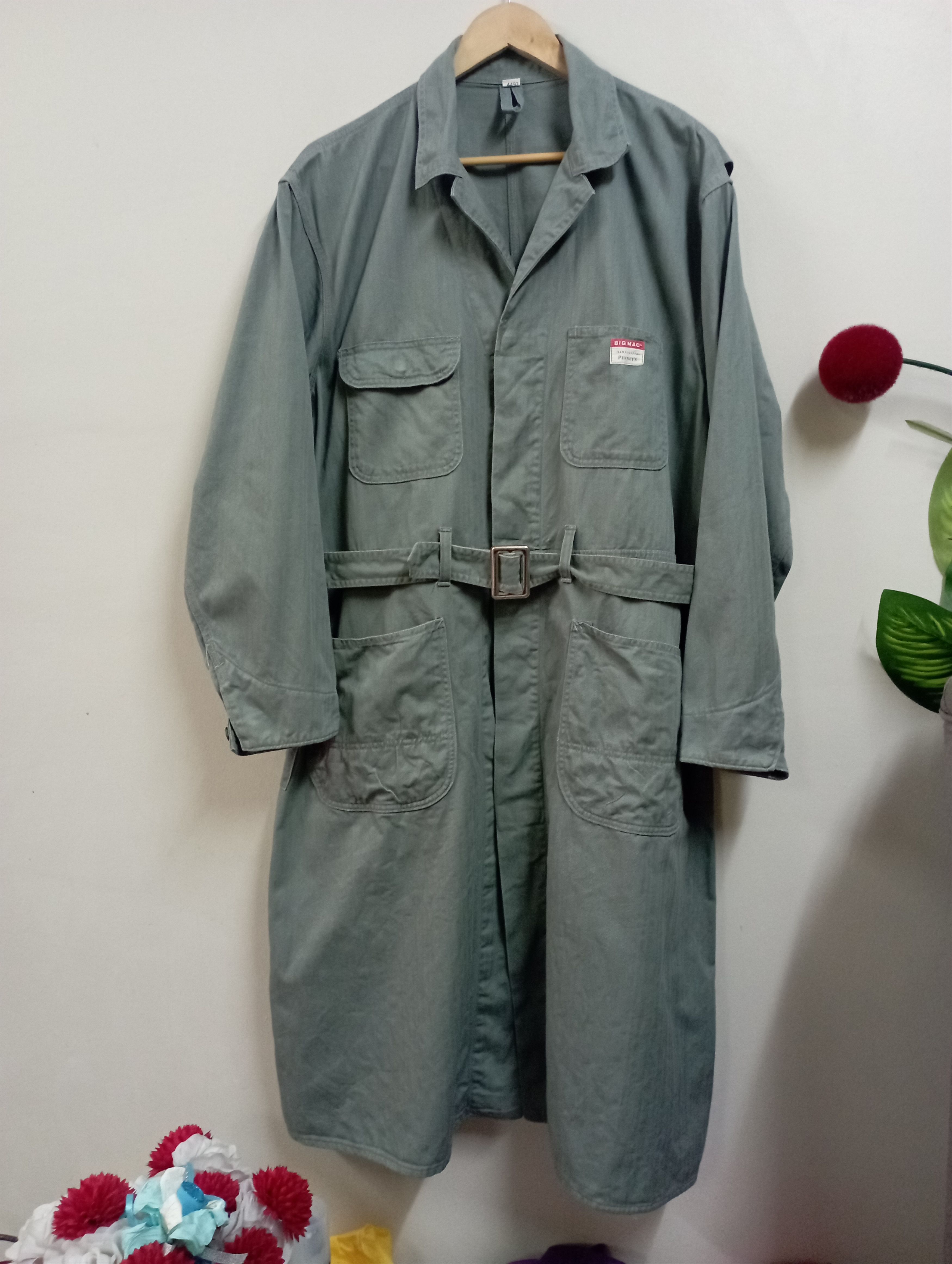 Big Mac Vintage Old Long Workers Big Mac Coat (Great Condition) Size 44R - 1 Thumbnail