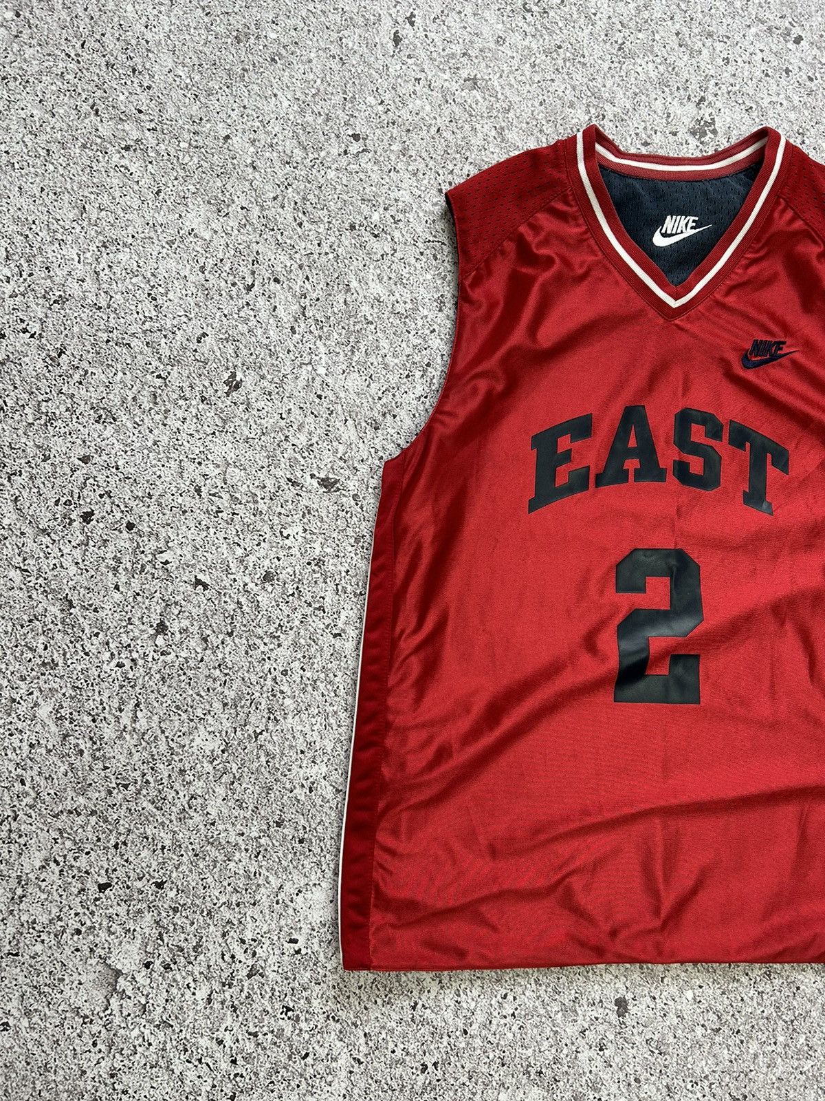 Nike × Vintage Vintage 80s/90s Nike East Basketball Jersey Y2K HYPE Size US L / EU 52-54 / 3 - 2 Thumbnail