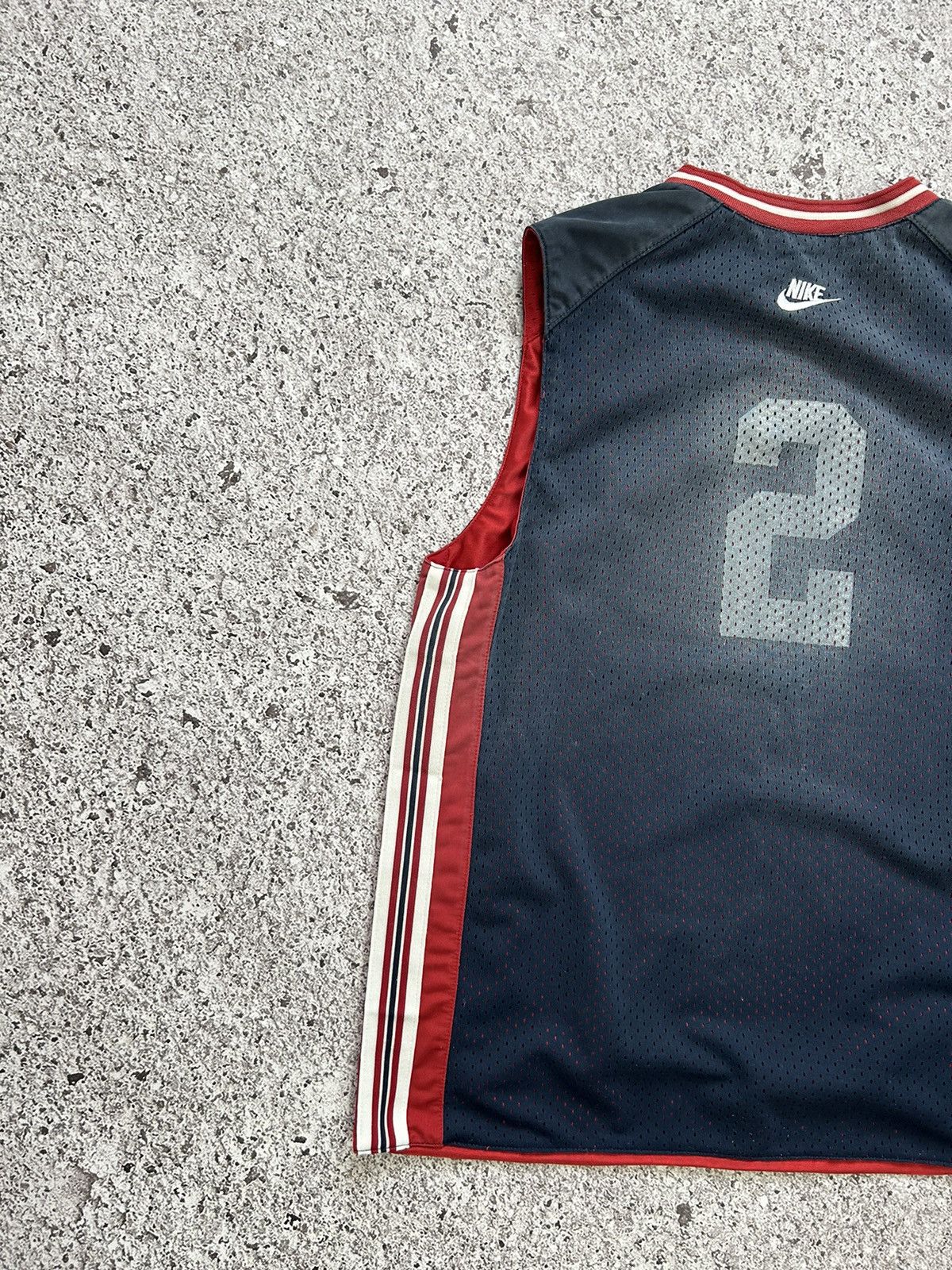 Nike × Vintage Vintage 80s/90s Nike East Basketball Jersey Y2K HYPE Size US L / EU 52-54 / 3 - 11 Thumbnail