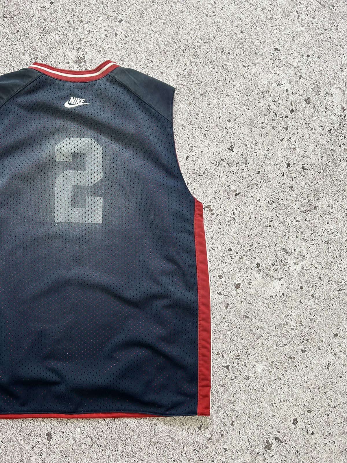 Nike × Vintage Vintage 80s/90s Nike East Basketball Jersey Y2K HYPE Size US L / EU 52-54 / 3 - 12 Thumbnail